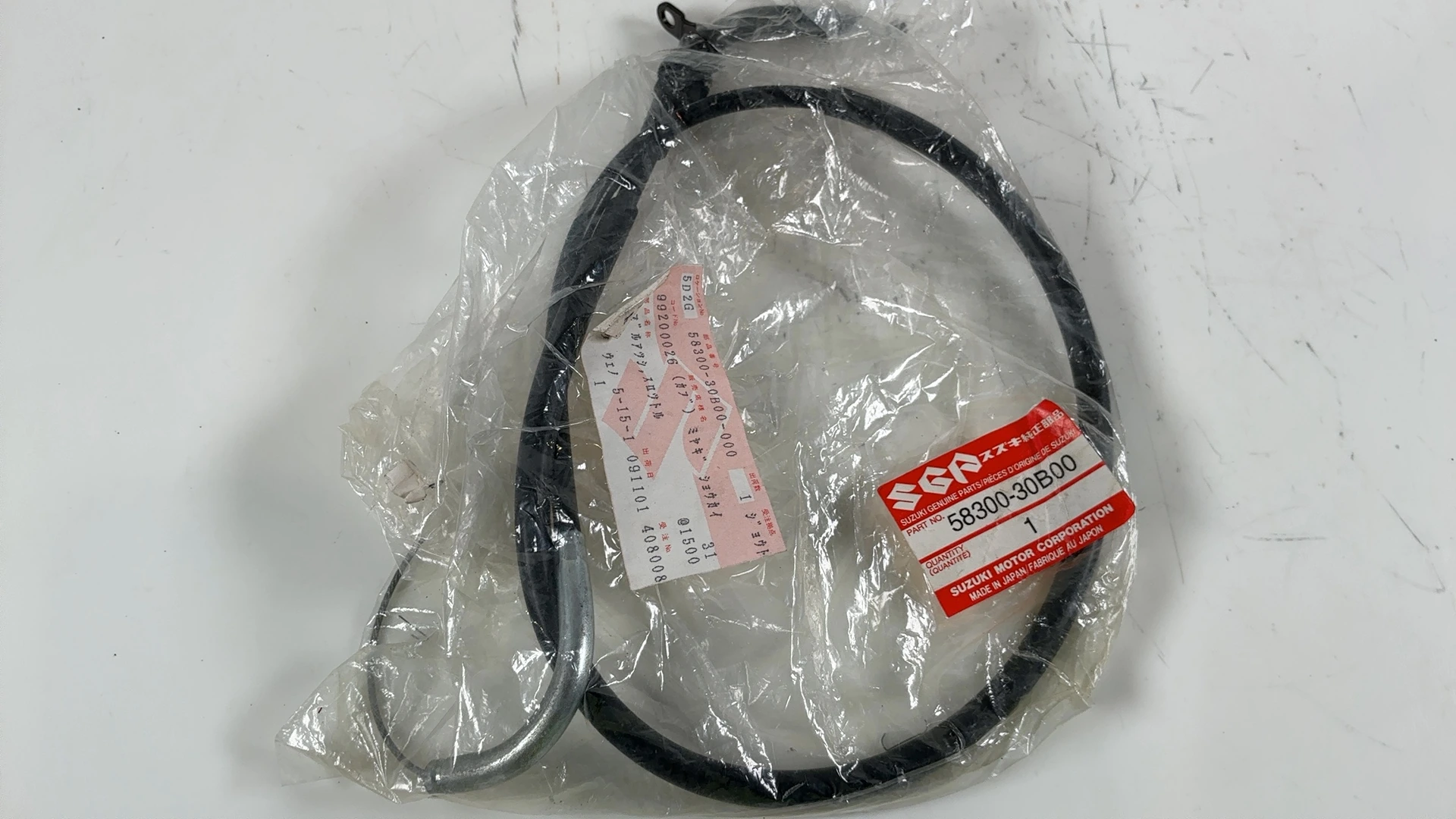 Suzuki GSX 400 Impulse GSX400X 400cc Throttle Cable 1986-1989 OEM 58300-30B00 - Image 6