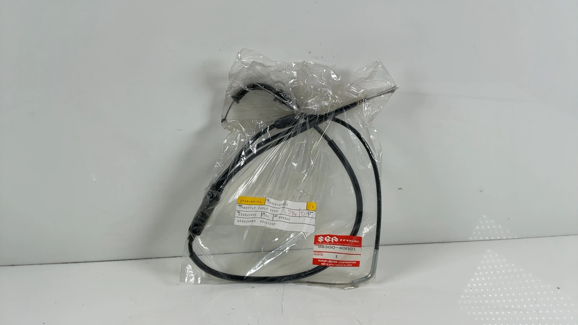Suzuki RG250 Gamma GJ21B 250CC Throttle Cable 1986-1987 OEM 58300-40A01