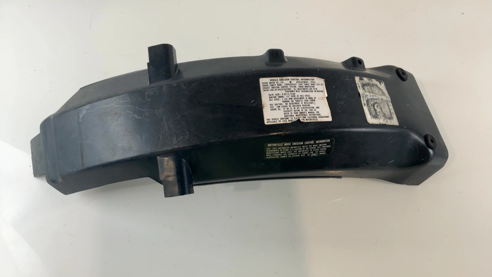 Suzuki GS700E GS700 700cc Rear Inner Fender Mud Guard 1985 1986 OEM 63112-31300