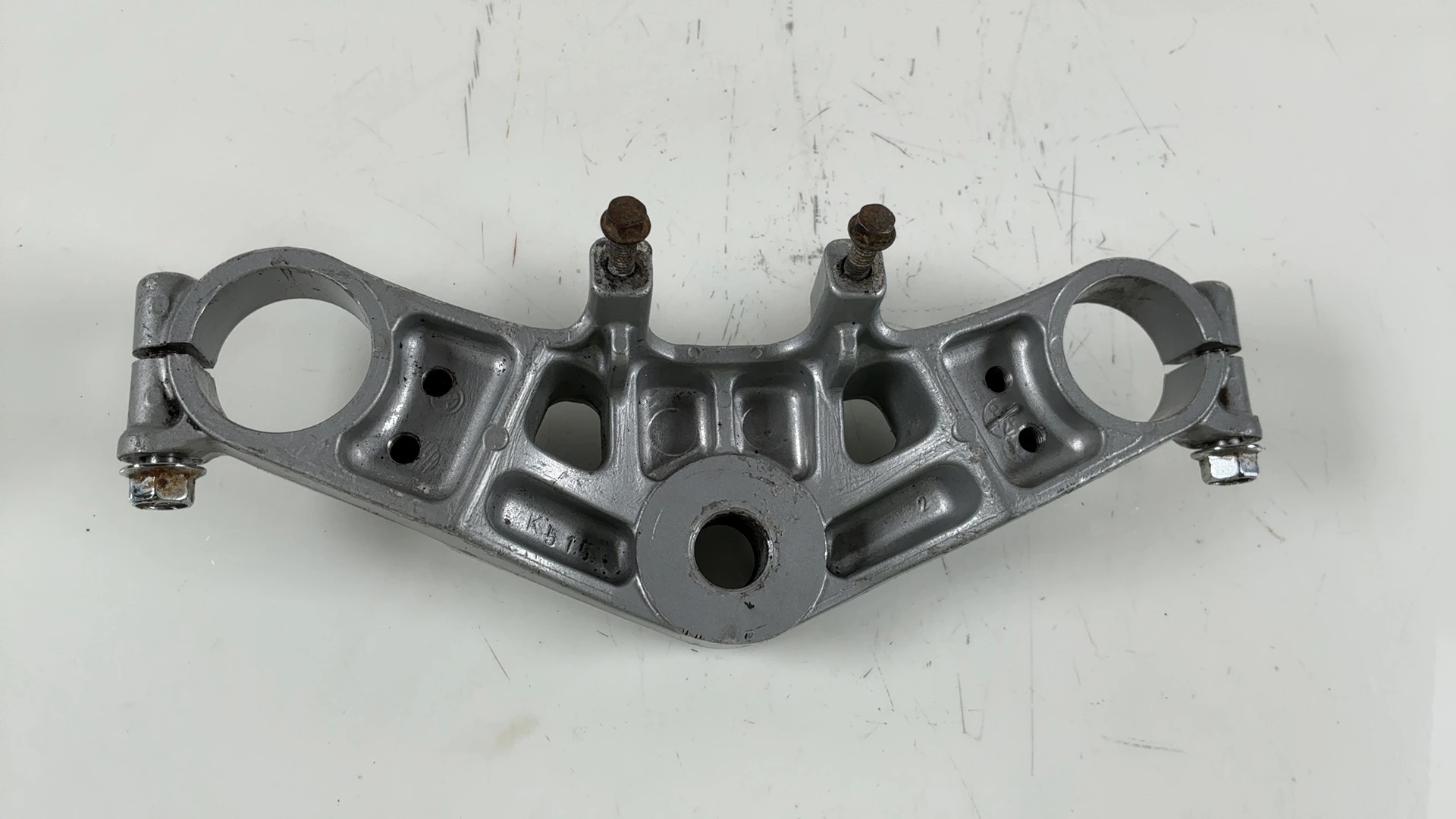 Kawasaki Ninja ZX600A 600cc Upper Fork Bridge Yoke 1985-1987 OEM 44039-1157 - Image 6