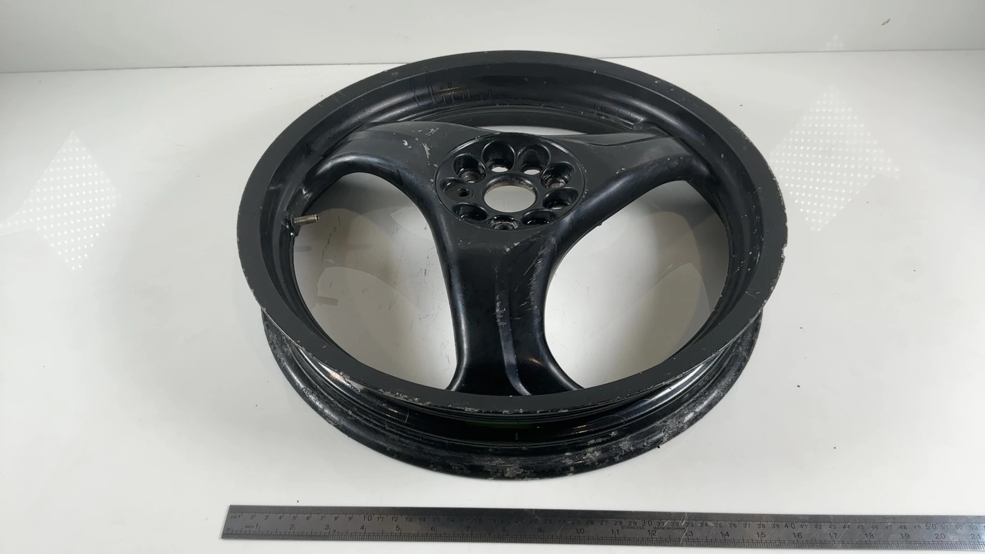 Aprilia RS 50 RS50 50cc Rear Wheel Rim 1993 1994 OEM AP8208337 - Image 5