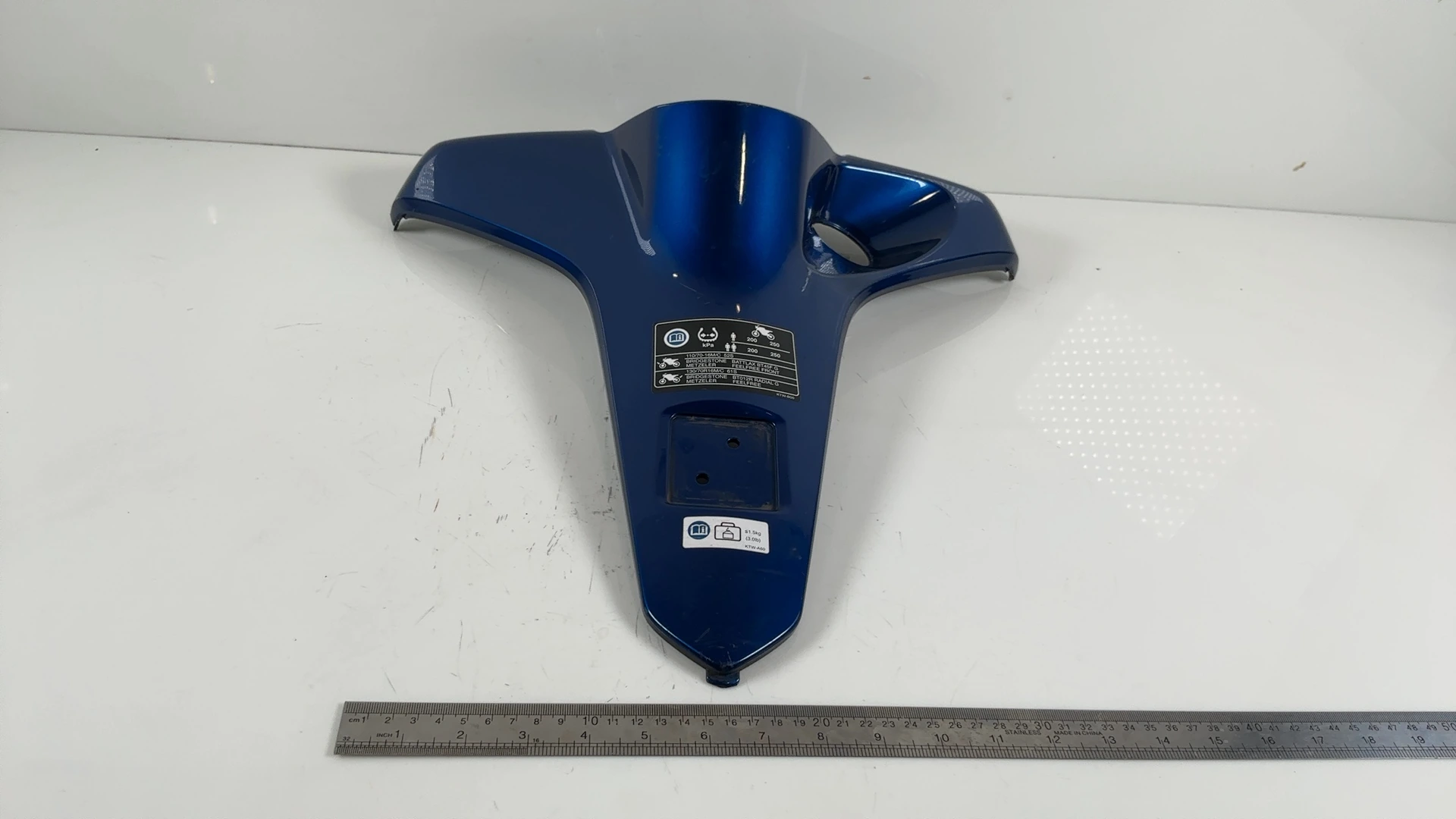 Honda SH300 NF02 300cc Upper Inner Fairing Shield 2011-2014 OEM 81131-KTW-B00 - Image 5
