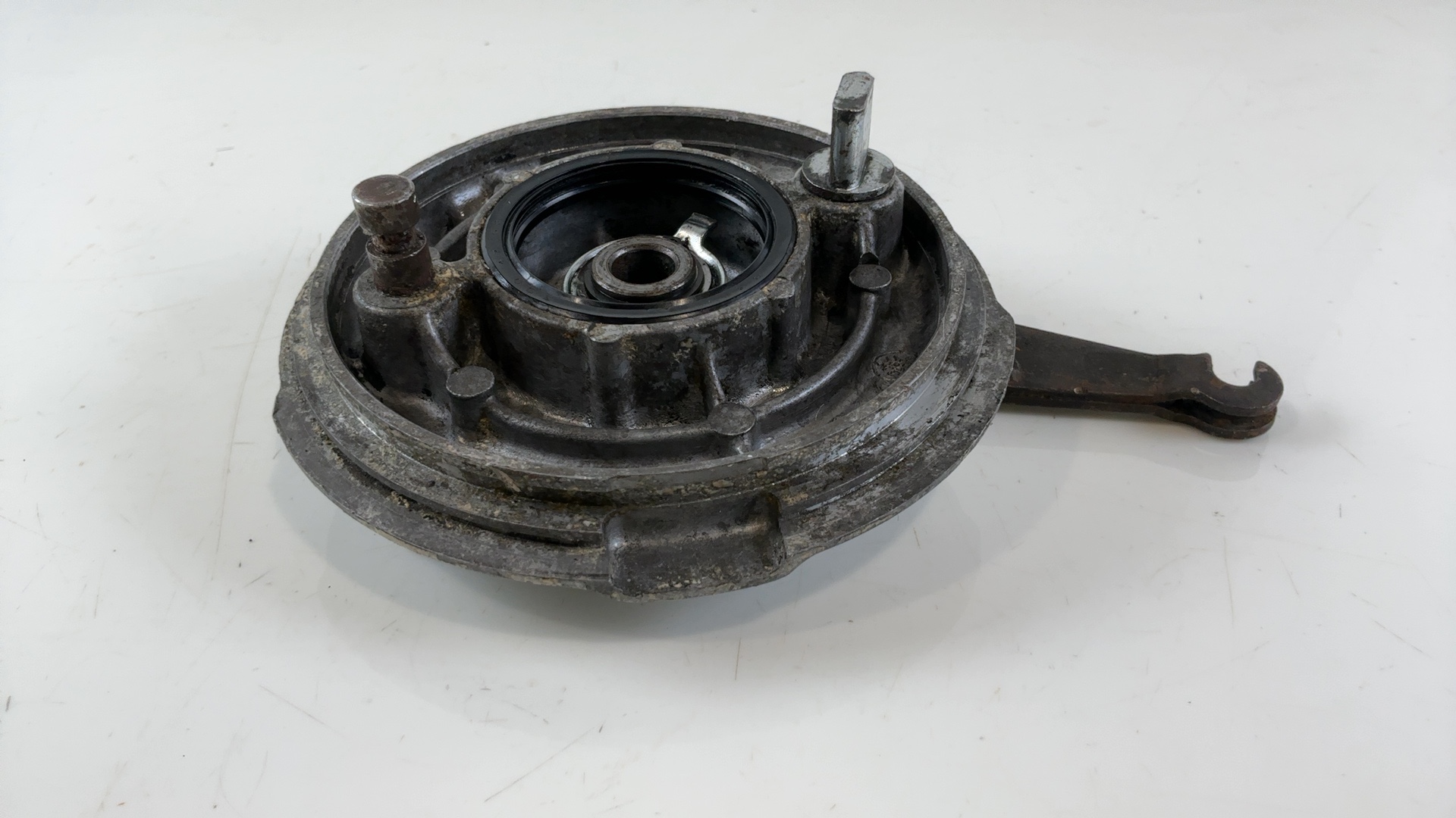 Yamaha DT125 Enduro DT125 123cc Front Brake Plate Panel 1974-75 443-25121-00-00 - Image 6