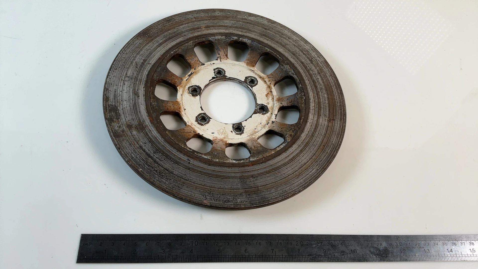 YAMAHA RD400 RD250 400cc 250cc Rear Brake Disc Rotor 1976-1979 OEM 1L9-25831-00 - Image 5