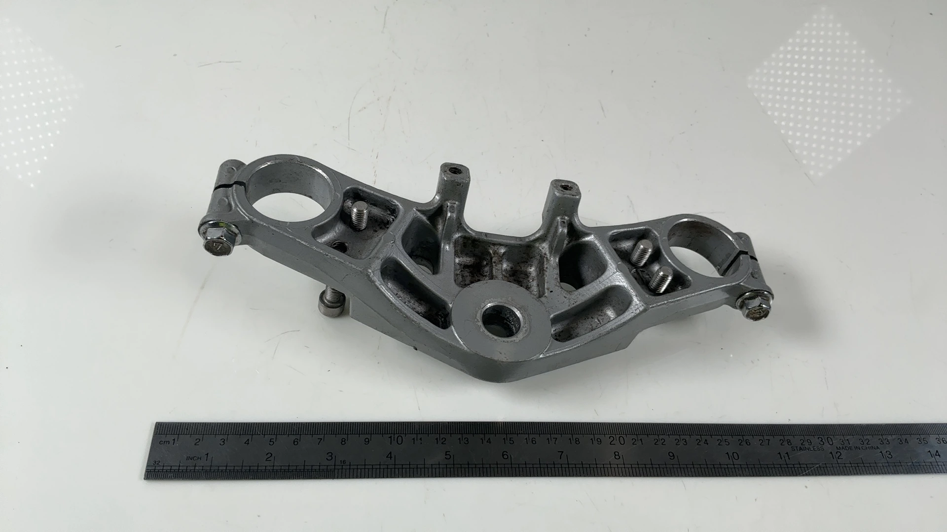 Kawasaki Ninja ZX600A 600cc Upper Fork Bridge Yoke 1985-1987 OEM 44039-1157 - Image 5
