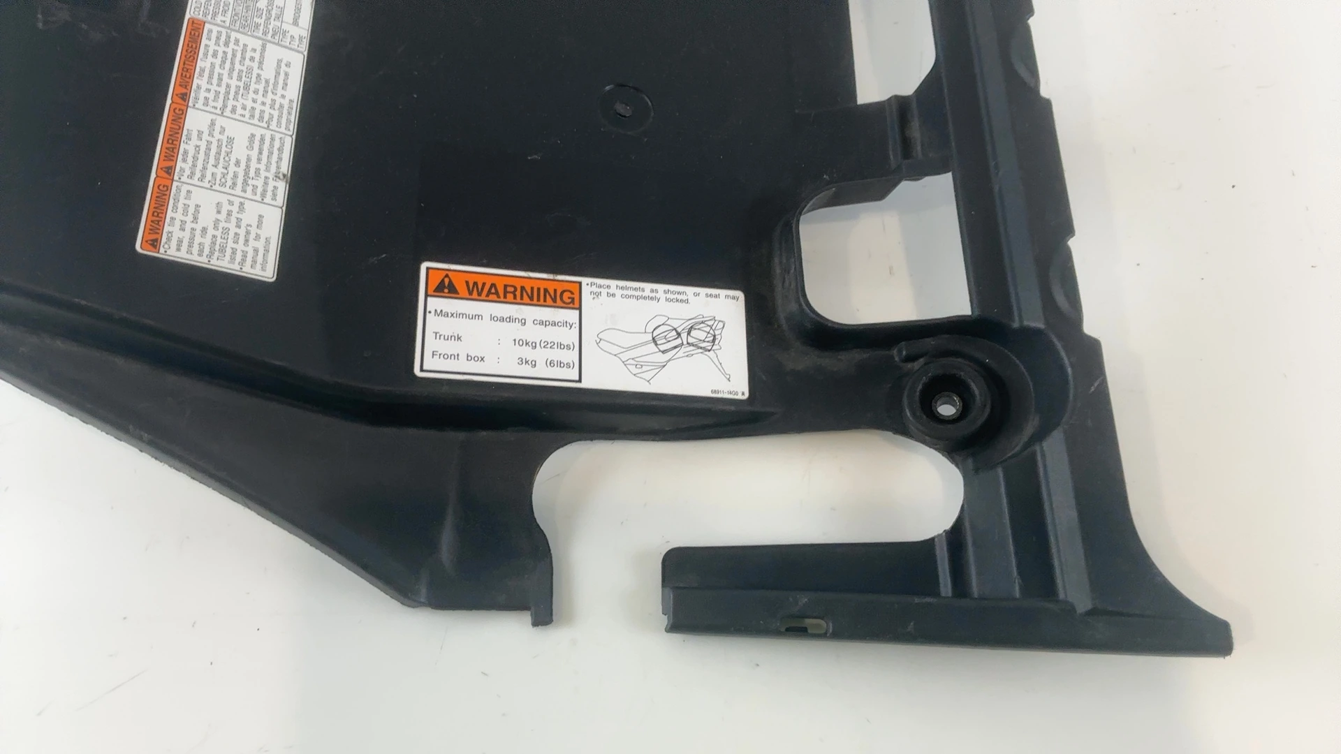 Suzuki Burgman AN400 400 CC Rear Inner Under Seat Panel 2003-06 OEM 92212-14G00 - Image 4
