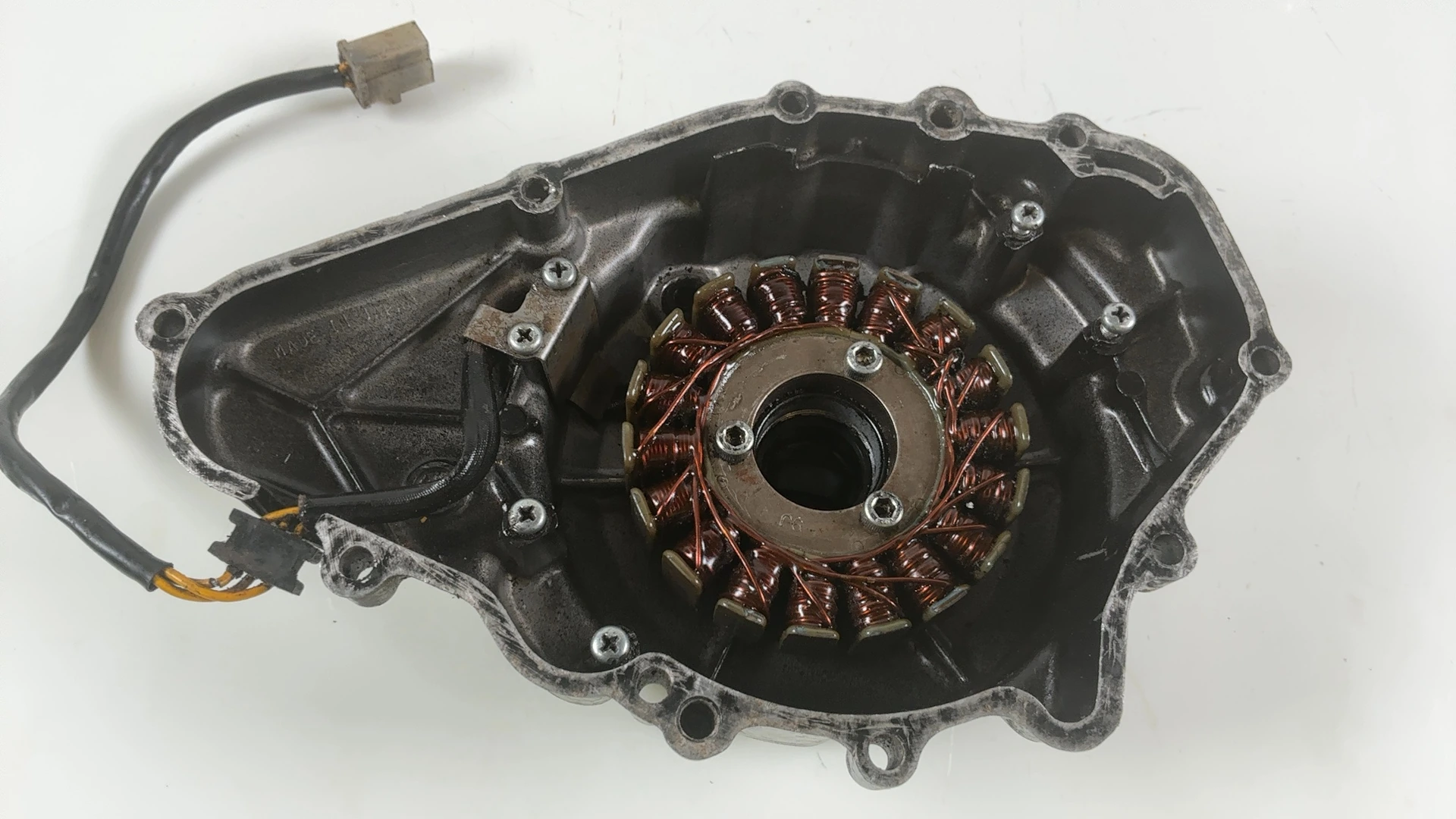 Kawasaki KLE 500 LE500A 500cc Left Stator Engine Cover 1991-2004 OEM 14031-1202 - Image 7