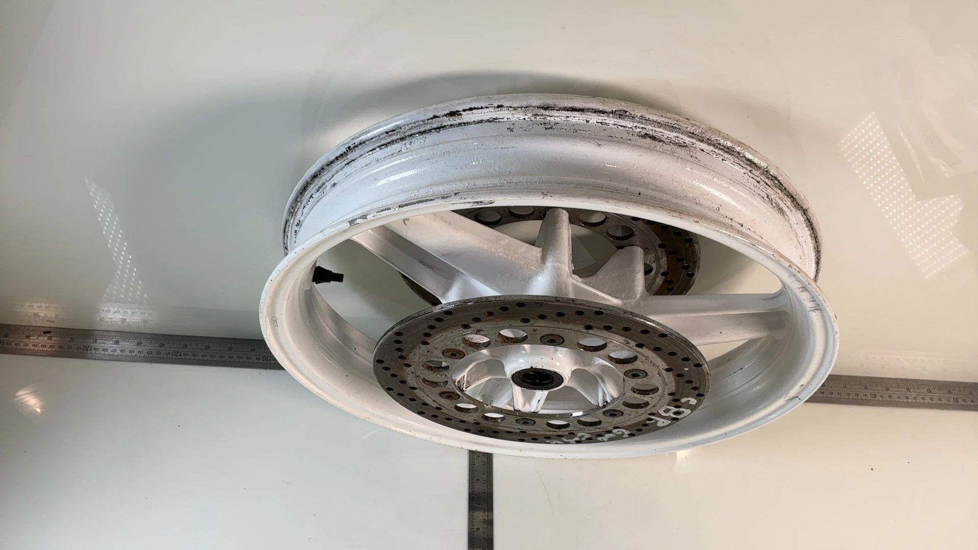 Honda CBR 600F PC19 PC23 600cc Front Wheel Rim 1987-1990 OEM 44650-MN4-010 KT8F - Image 6