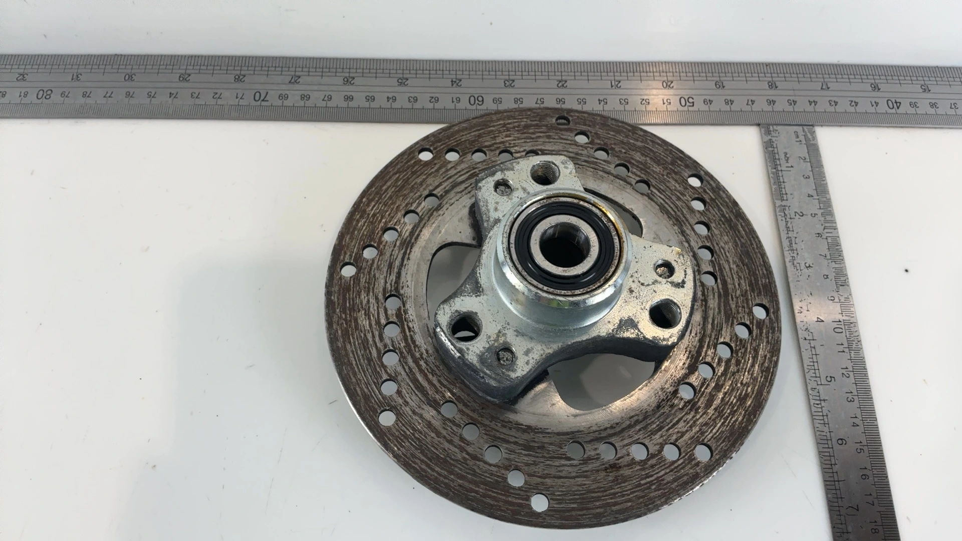 Peugeot Speedfight 2 100 Front Brake Disc Hub Assembly 2009 2010 OEM 736290 - Image 4