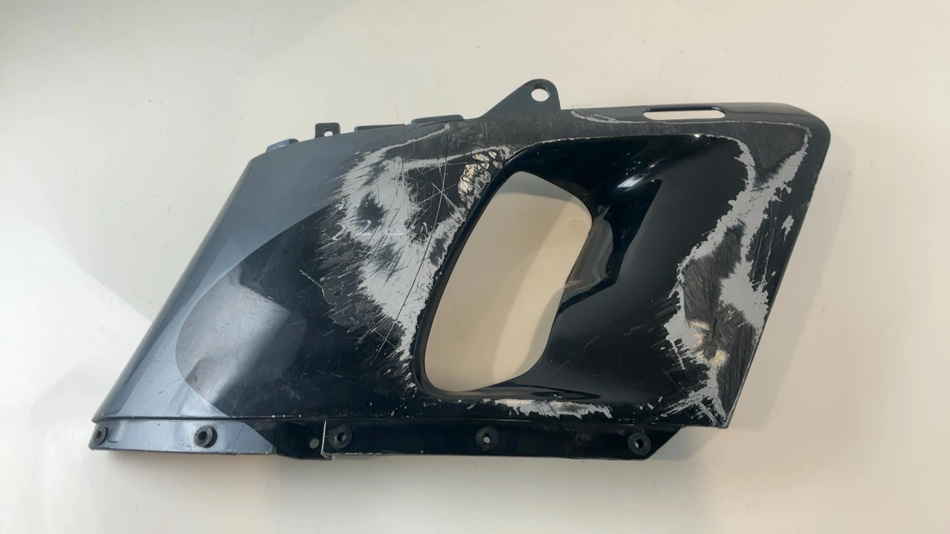 Kawasaki ZZR 600 ZX600E Right Vent Trim Fairing Cover 2003-04 OEM 14090-1291-C4