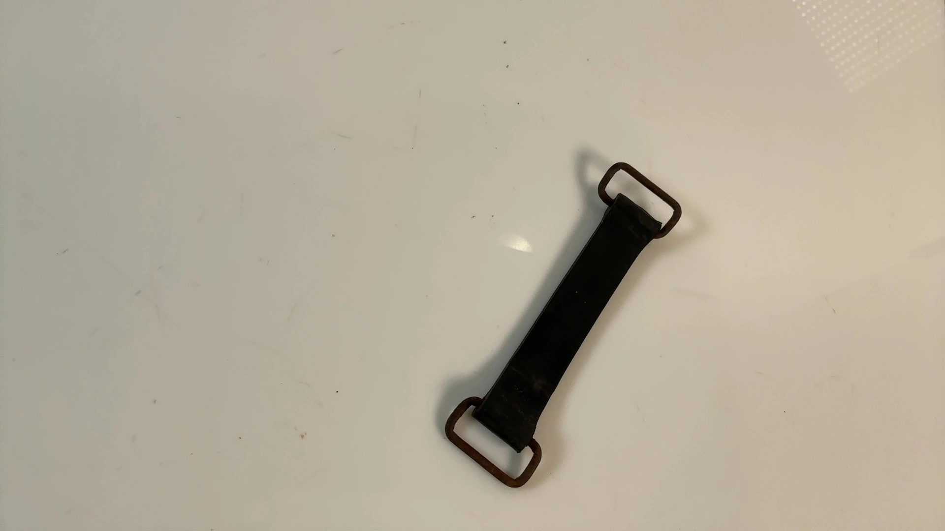 Kawasaki KDX125 KDX125A 125cc Battery Box Rubber Strap 1990-1999 OEM 92072-1144 - Image 4