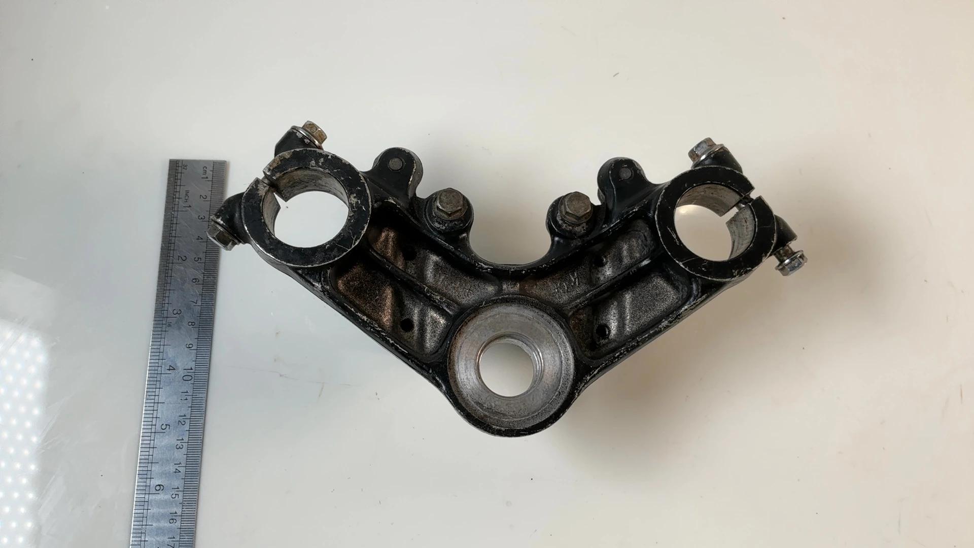 Honda CG125 CG 125 Upper Fork Bridge Triple Clamp 1976-1978 OEM 53231-397-000 - Image 4