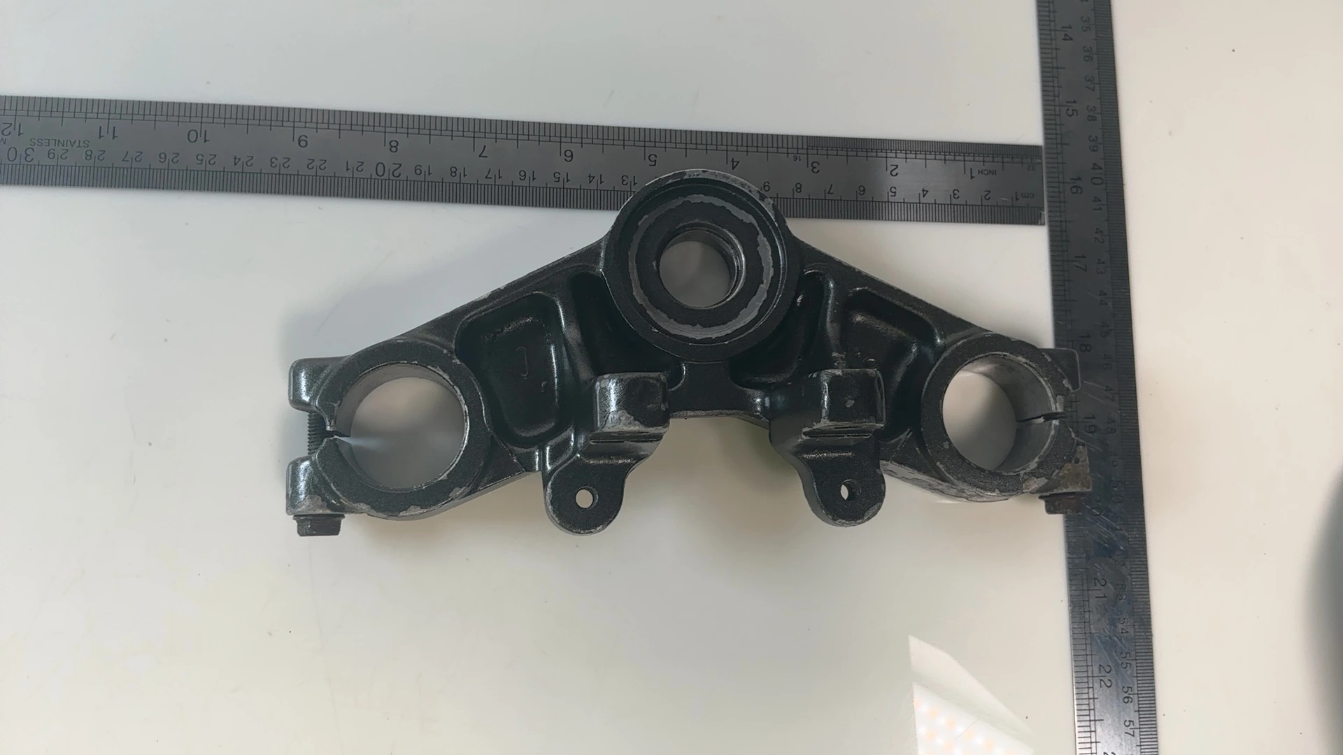 Honda NSR 125 JC22 125cc Upper Fork Bridge Yoke 1988-2001 OEM 53230-KY4-900 081 - Image 4