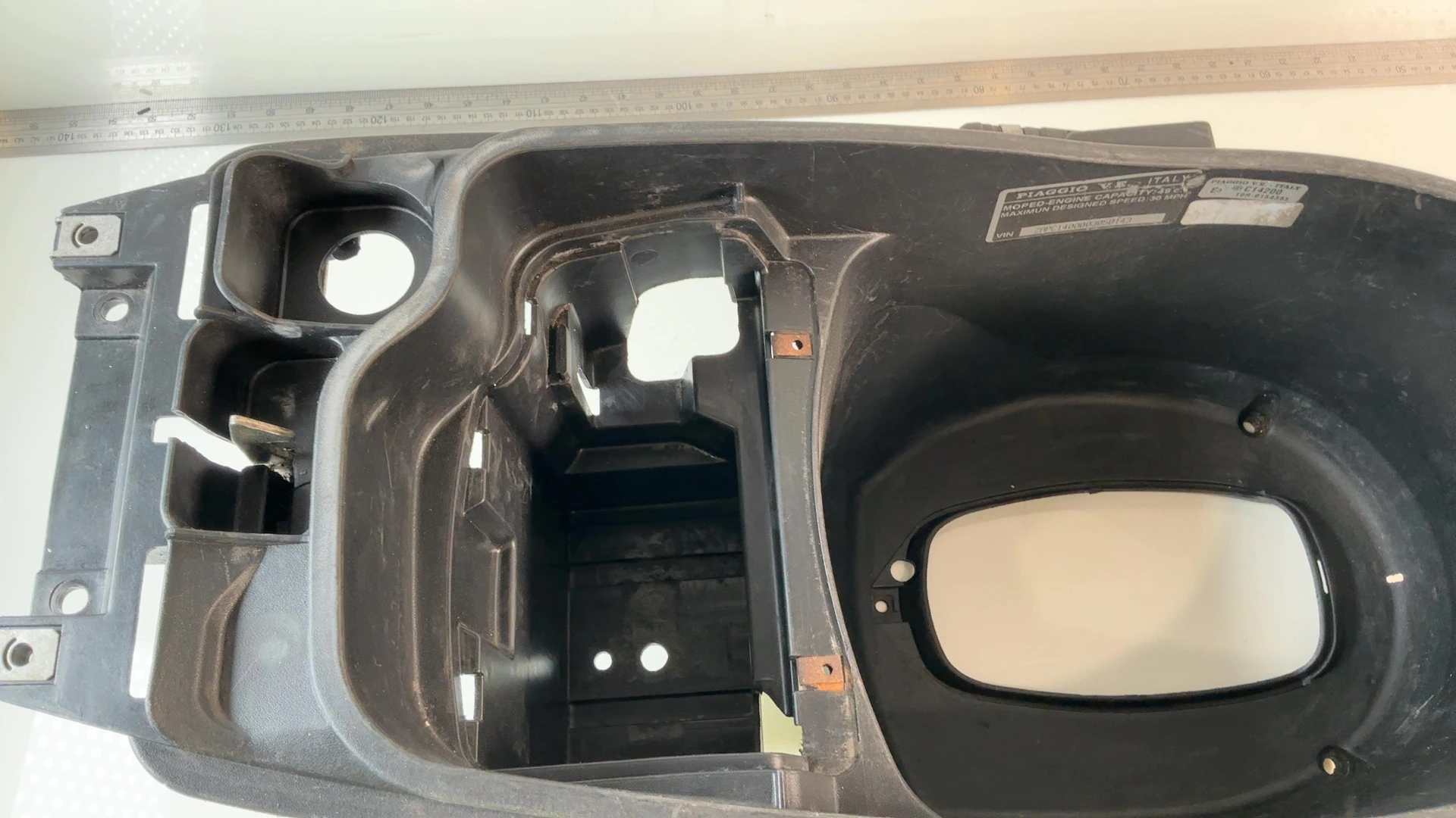 Gilera Runner SP RST 50 125 200 Underseat Storage Box Trunk 2006-2020 OEM 624346 - Image 2