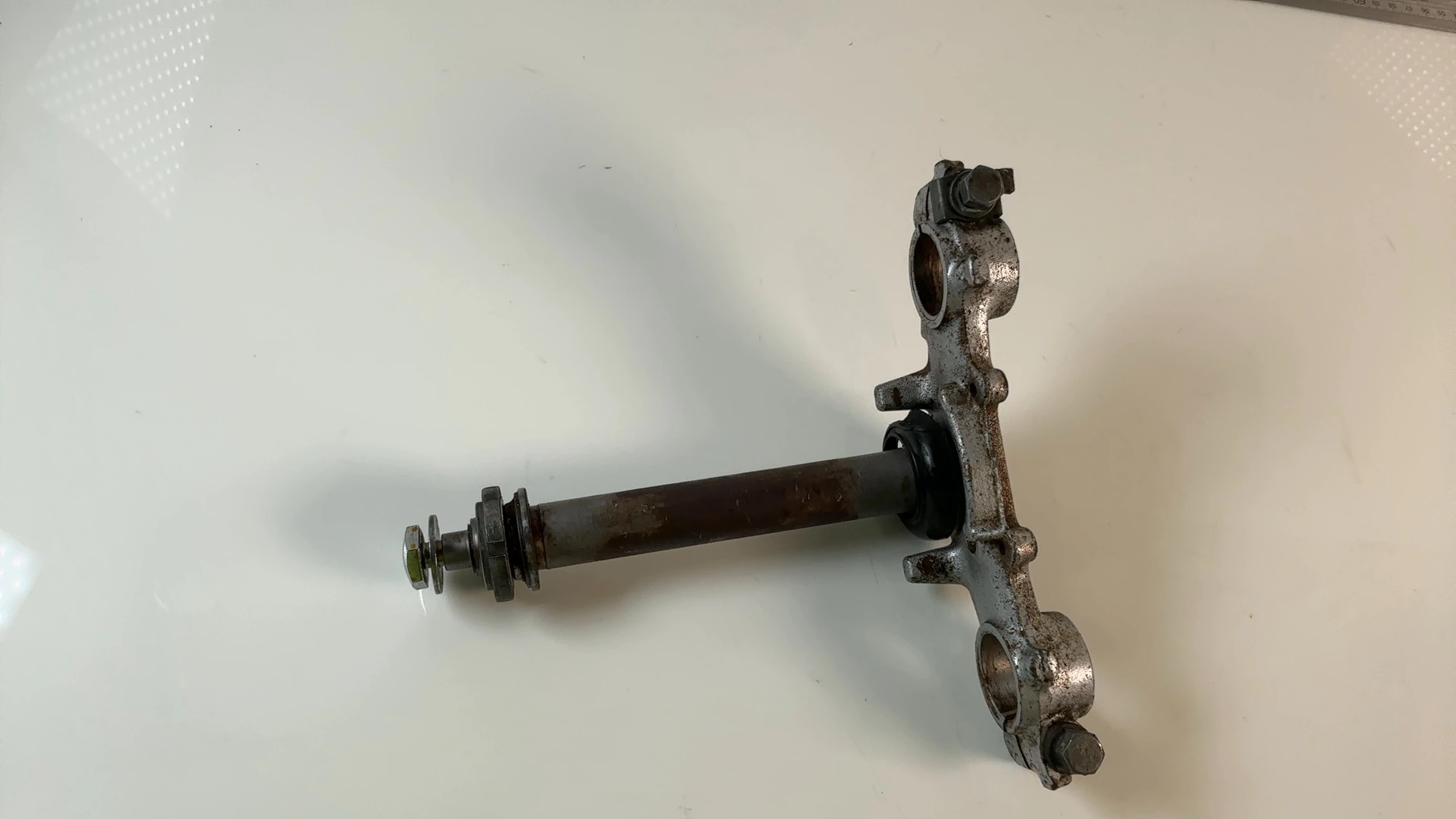 Suzuki TS50X SA11A 49cc Lower Triple Tree Stem Clamp 1984-2000 OEM 51352-48000 - Image 6