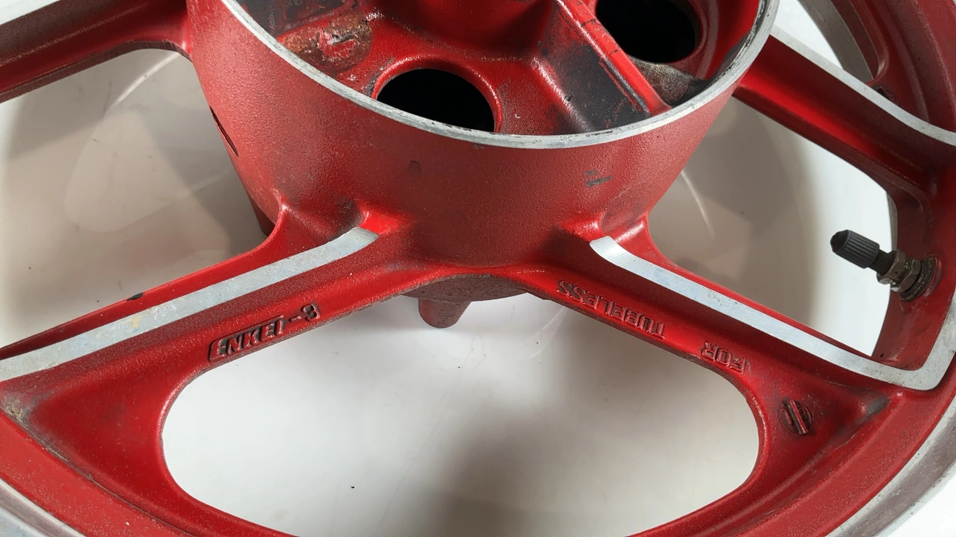 Kawasaki Ninja 600R ZX600C 600cc Rear Wheel Rim 1988-1997 OEM 41073-1323-CW - Image 8