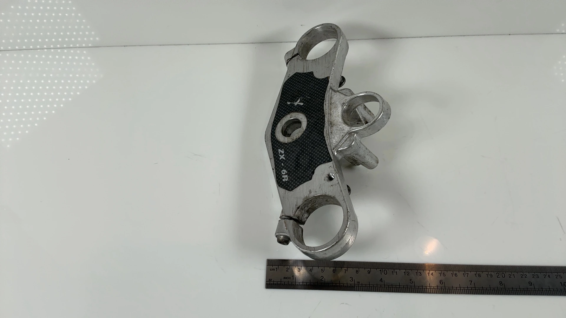 Kawasaki Ninja ZX-6R ZX600G 600 Upper Triple Tree Clamp 1998 1999 OEM 44039-1281 - Image 2
