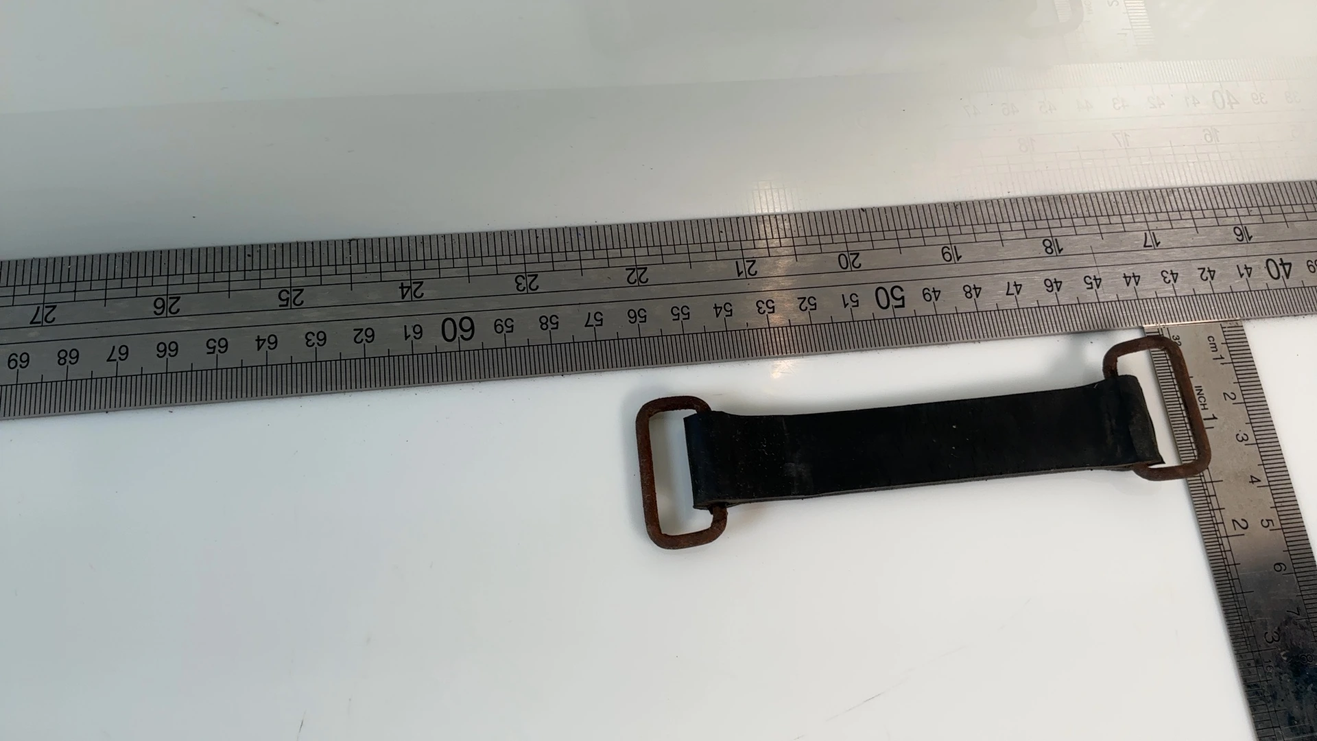 Kawasaki KDX125 KDX125A 125cc Battery Box Rubber Strap 1990-1999 OEM 92072-1144 - Image 3
