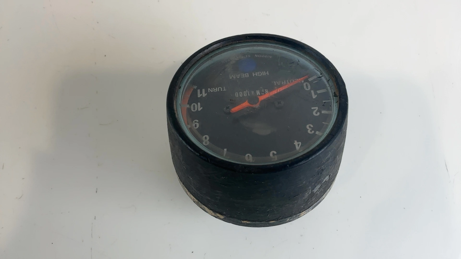 Kawasaki F7 175 Tachometer Gauge 1971-1975 OEM 25015-011 Nippon Seiki - Image 1