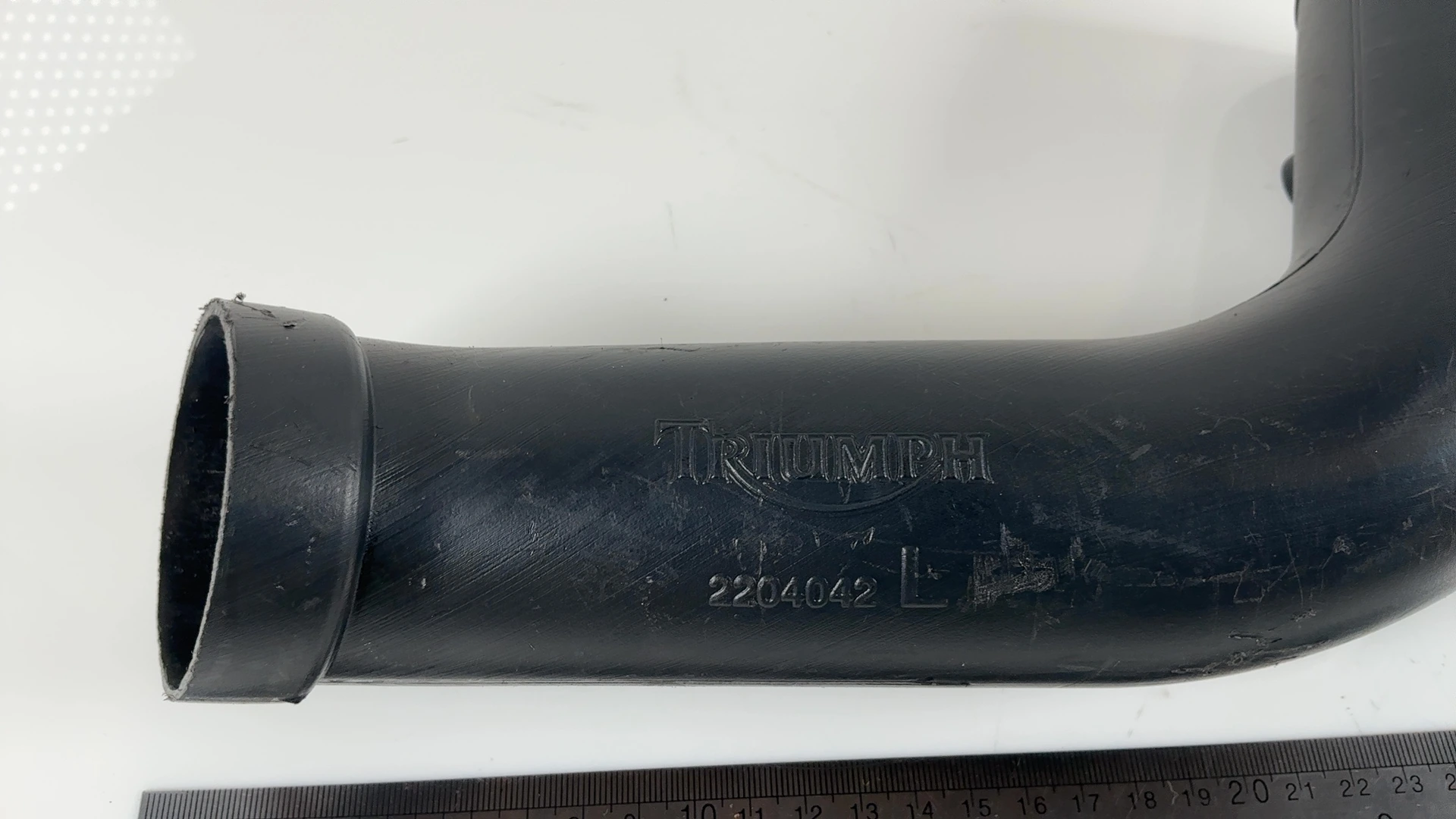 Triumph Daytona 600 600CC Left Ram Air Intake Duct Pipe Tube 2003 2004 T2204042 - Image 3