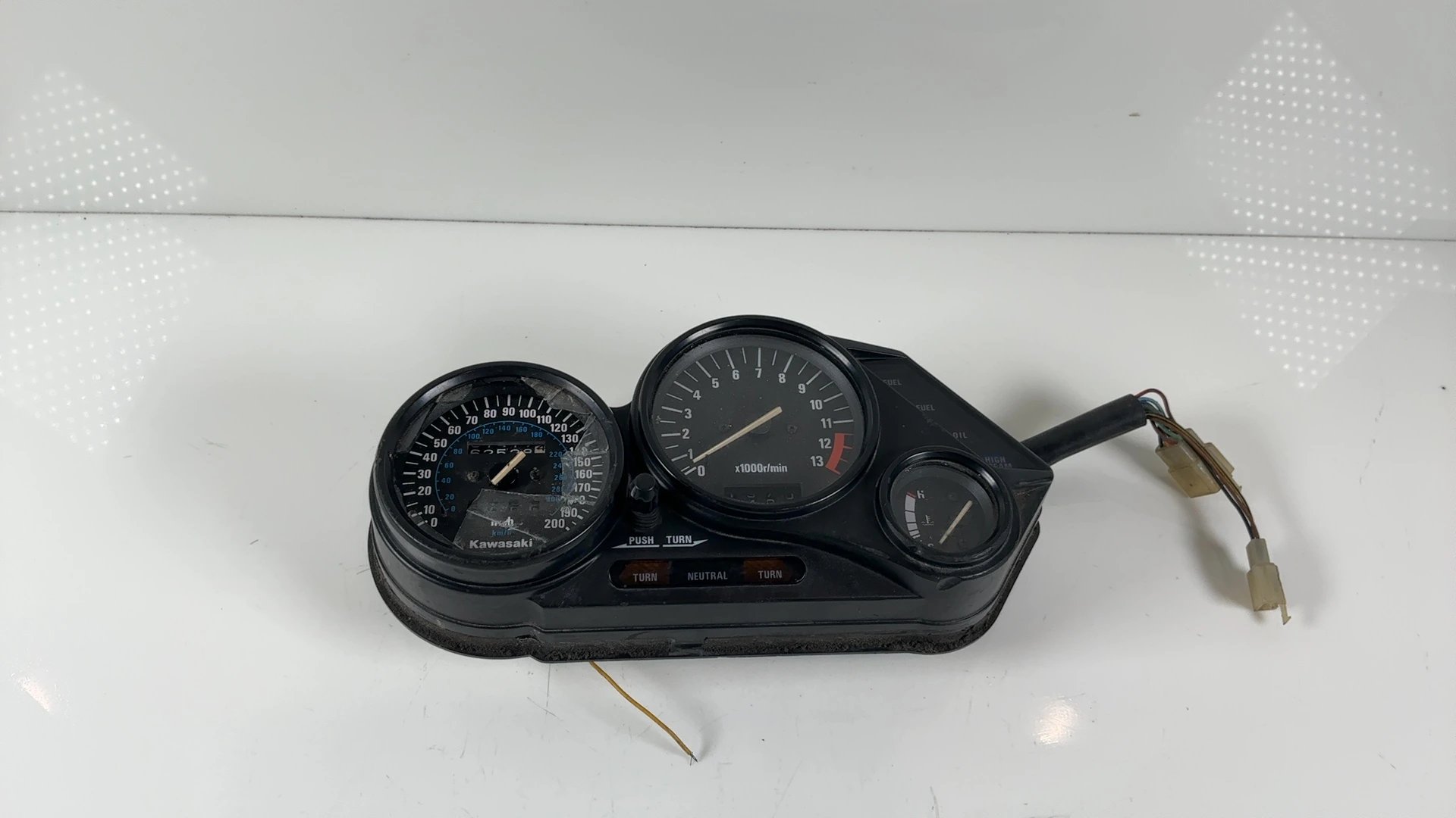Kawasaki Ninja ZX6 ZZR600 ZX600D Gauge Cluster Speedometer 1990-1992 25005-1438 - Image 2