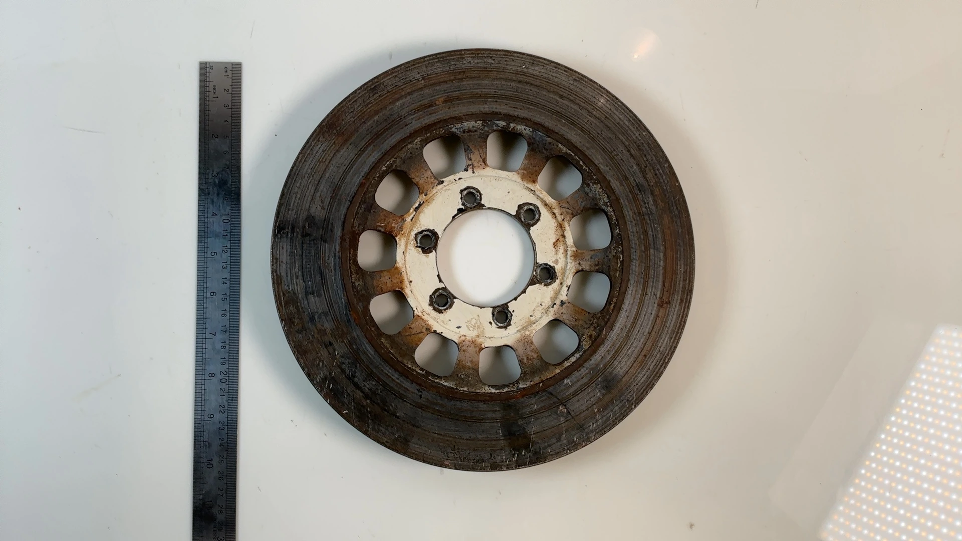 YAMAHA RD400 RD250 400cc 250cc Rear Brake Disc Rotor 1976-1979 OEM 1L9-25831-00 - Image 4