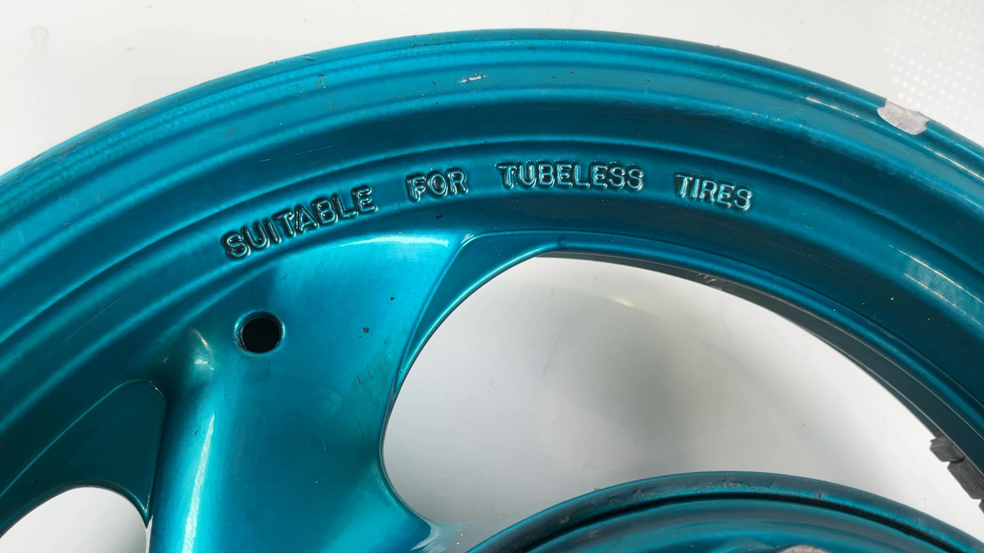 Yamaha FJ1200 3CV 1200cc Rear Wheel Rim 1989-1997 OEM 3CV-25338-00-WG Asahi R-75 - Image 9