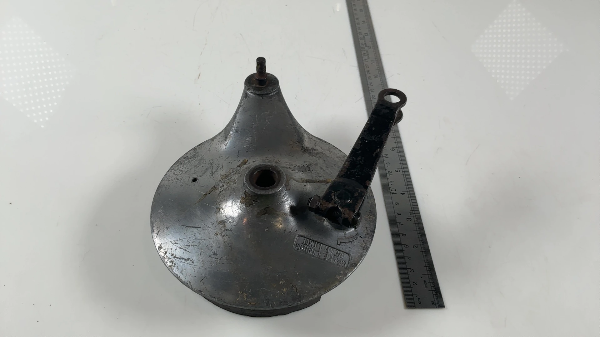 Suzuki RG125 Gamma 125 Rear Brake Plate Hub Drum 1984 1985 OEM 64210-12C00 - Image 3