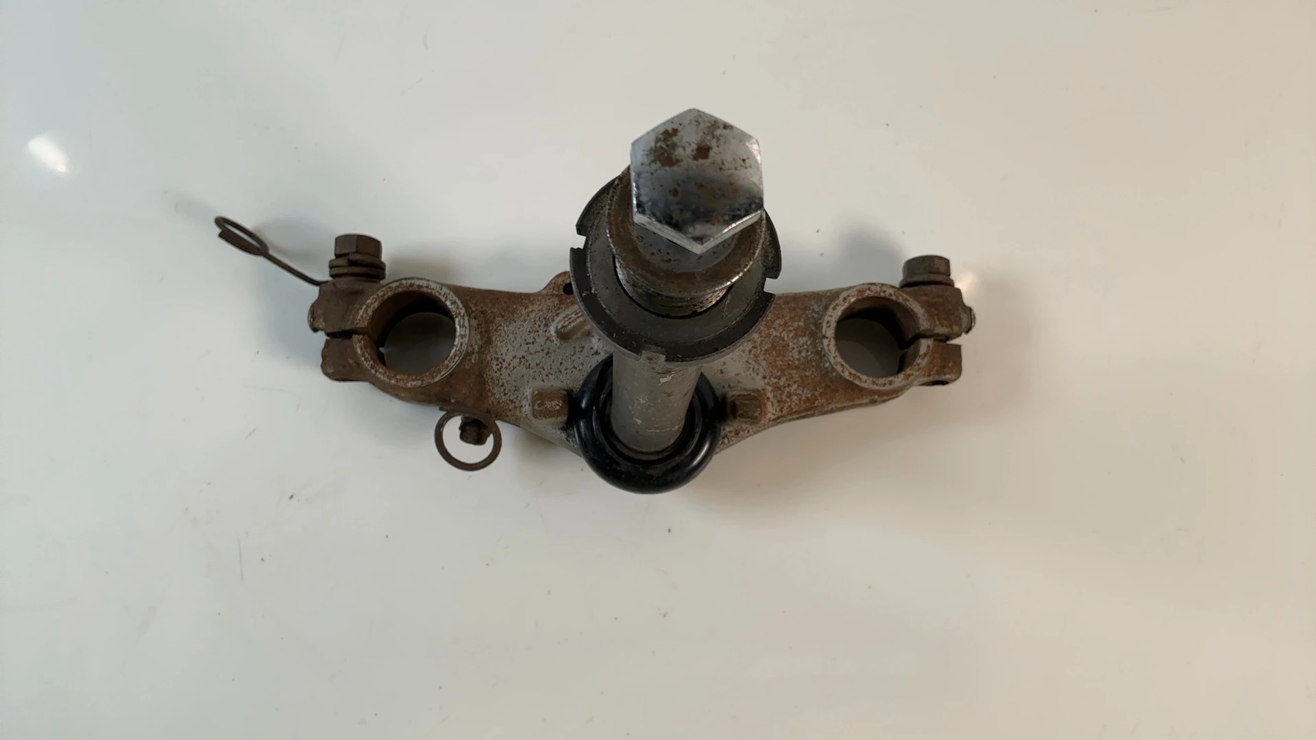 Suzuki DR125S SF41A 125cc Lower Triple Tree Fork Clamp 1982-1985 OEM 51410-42A10 - Image 6