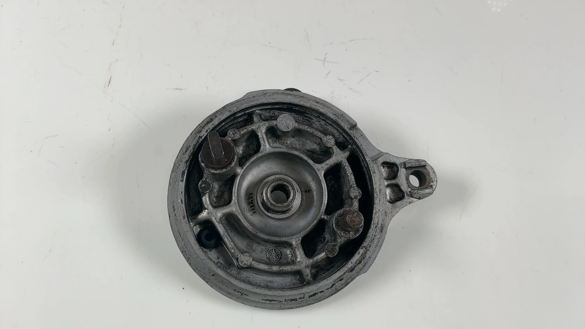 Yamaha RS100 1Y8 100cc Rear Brake Hub Plate 1974-1979 OEM 339-25320-10-00 1M801 - Image 7
