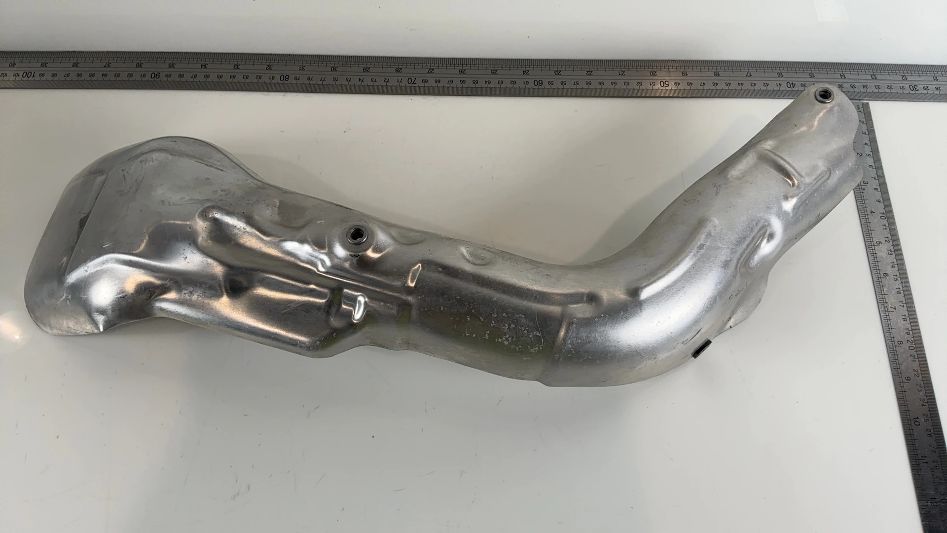 Honda CBR600RR PC40 600cc Muffler Exhaust Heat Shield 2007-12 OEM  18330-MFJ-D00 - Image 3