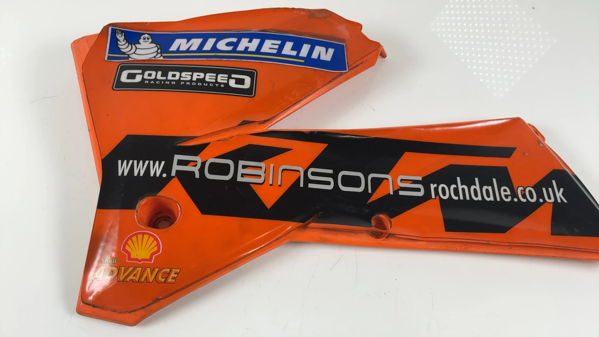 KTM SX 250 Radiator Spoiler Shroud Left 2003 2004 2005 2006 OEM 54808050000 - Image 3