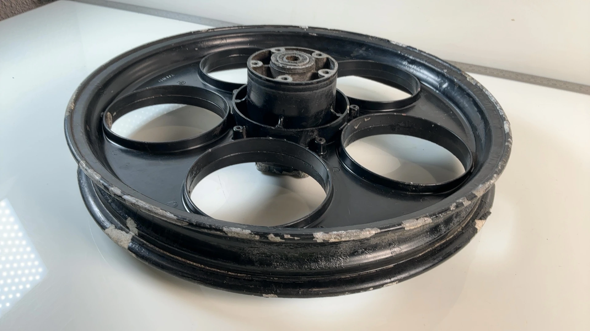 Gilera KZ 125 First Generation 125cc Front Wheel Rim 1986-1989 OEM 328003 - Image 4