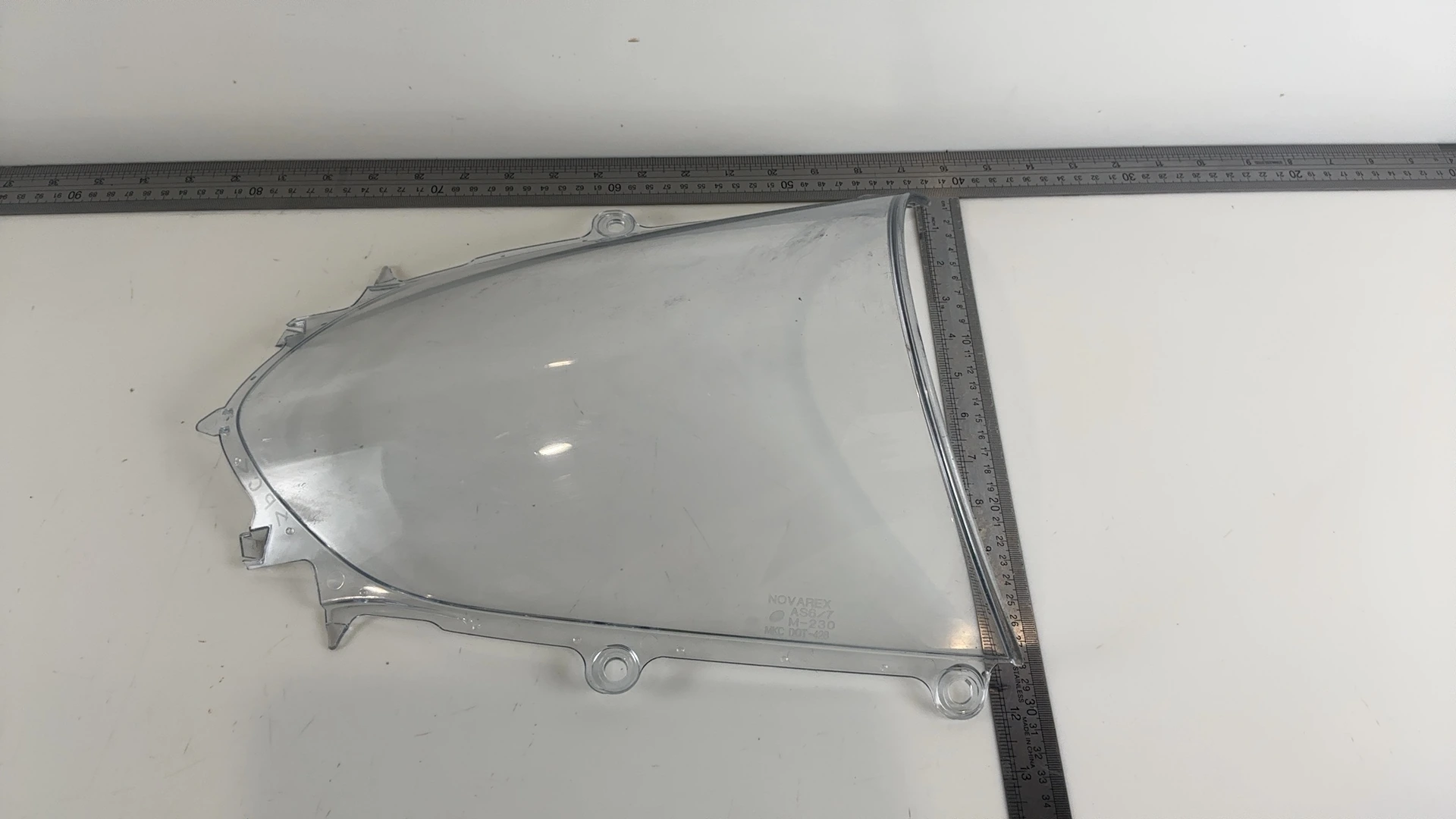Yamaha YZF R6 YZFR6 600cc Windshield Windscreen 2017-2024 OEM BN6-28381-10 - Image 3