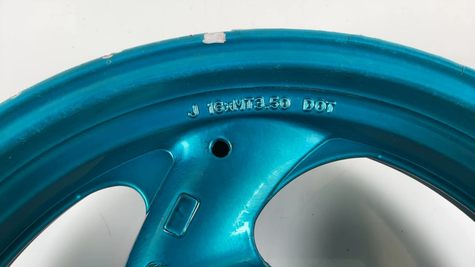 Yamaha FJ1200 3CV 1200cc Rear Wheel Rim 1989-1997 OEM 3CV-25338-00-WG Asahi R-75 - Image 6