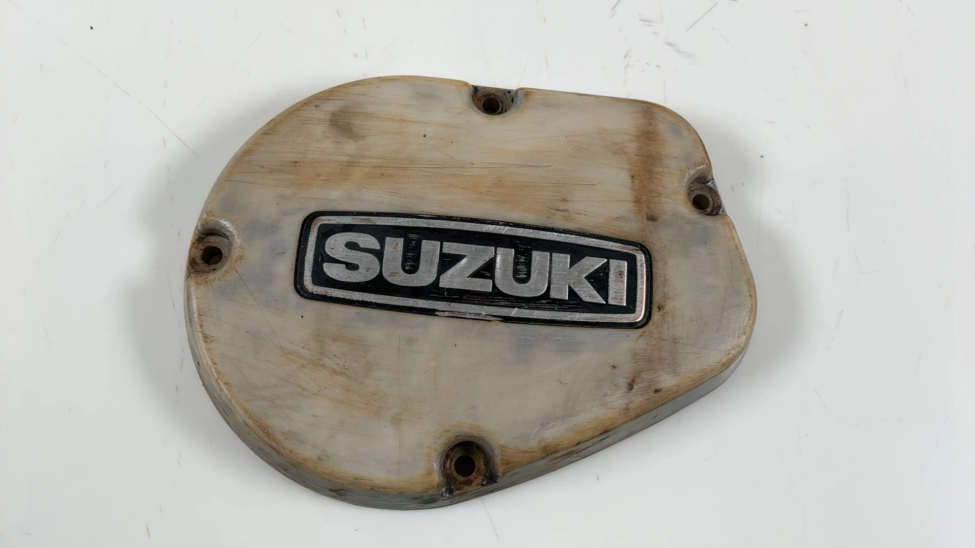 Suzuki GP100 GP125 100cc 125cc Magneto Inspection Cover 1978-82 OEM 11381-39101 - Image 6
