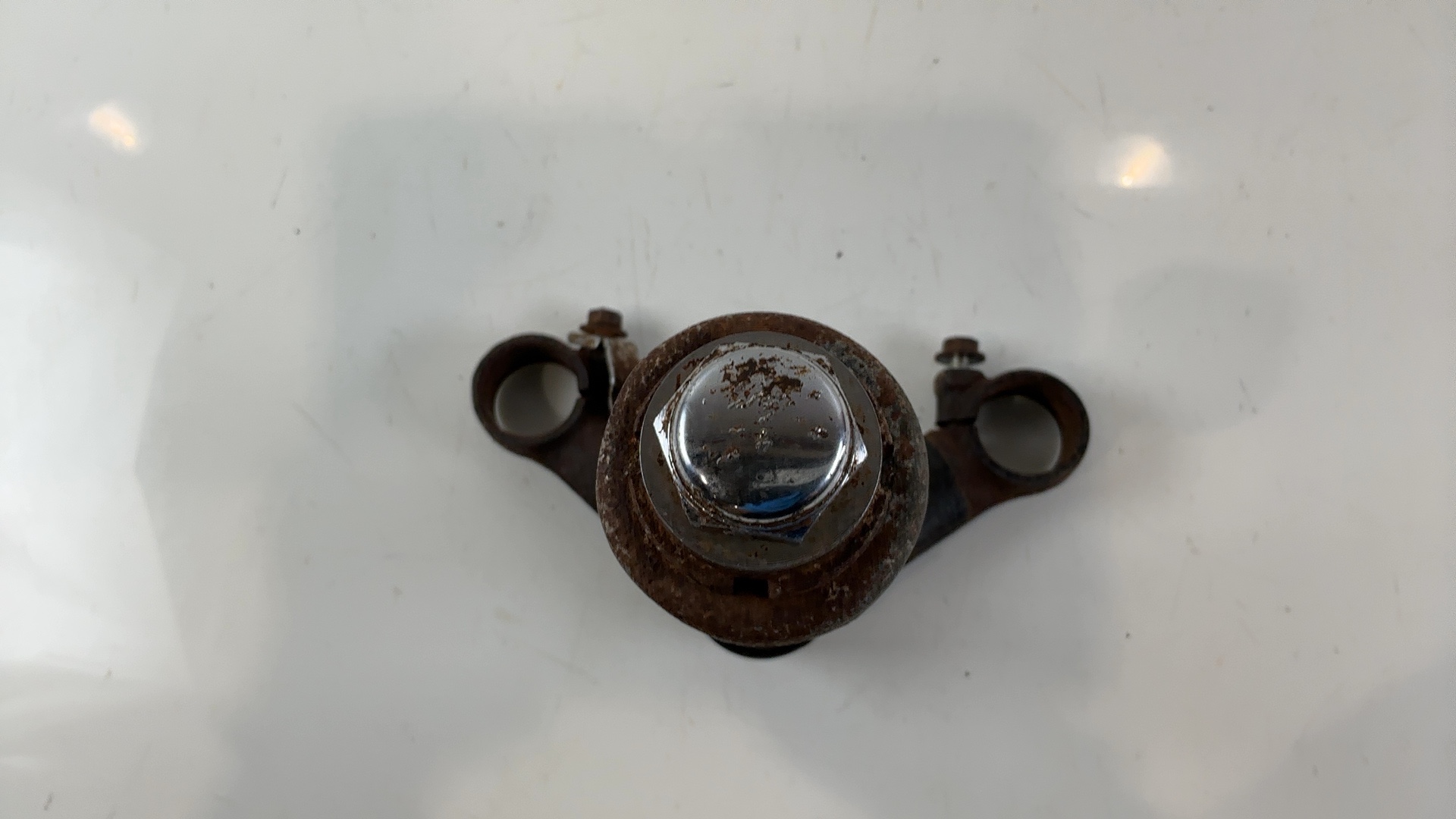 Honda CB250N CB250 250cc Lower Fork Bridge Yoke 1978-1986 OEM 53200-413-000B - Image 6