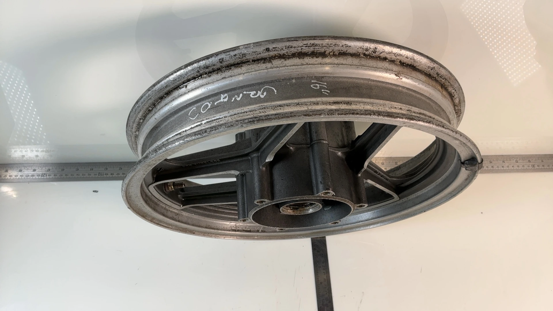 KAWASAKI GPZ750R ZX750G 750cc FRONT WHEEL RIM 1985-1988 OEM 41073-1299-J9 F1156 - Image 5