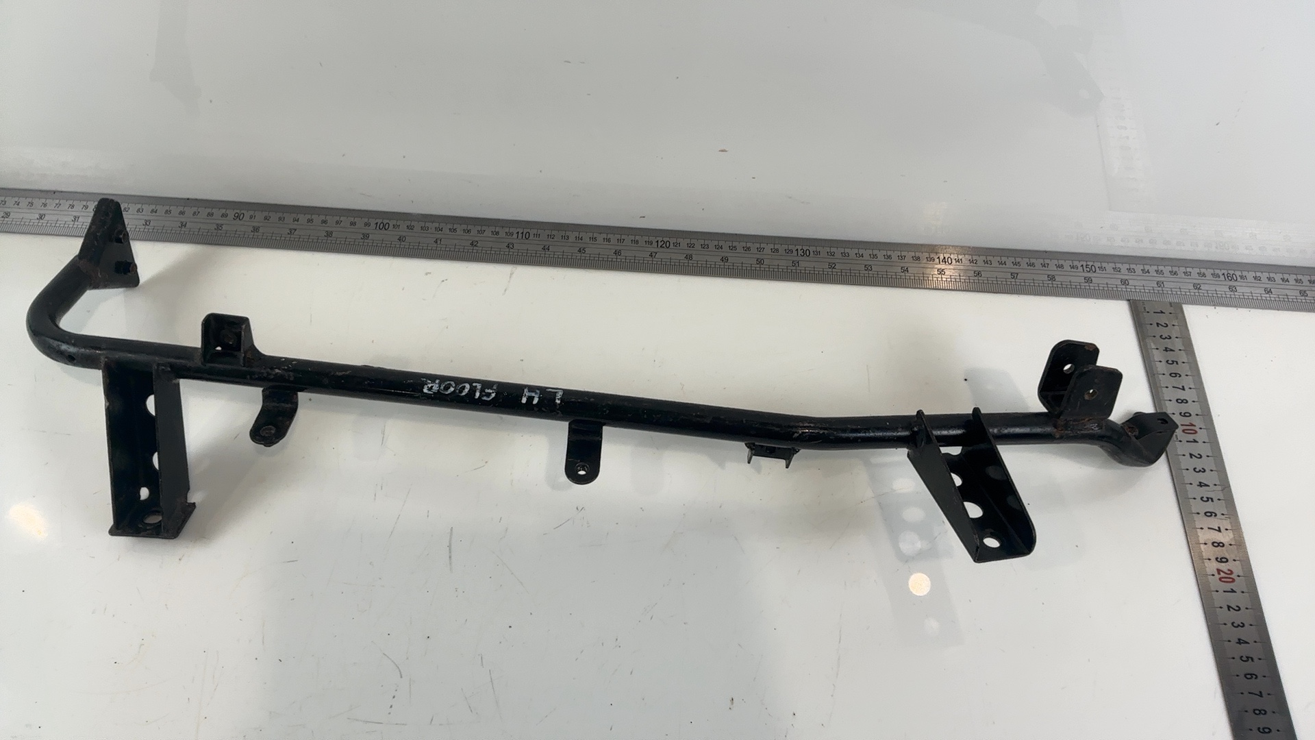 Honda S-Wing FES125 Left Foot Rest Bracket Floor Stay 2007-12 OEM 50620-KRJ-900 - Image 2