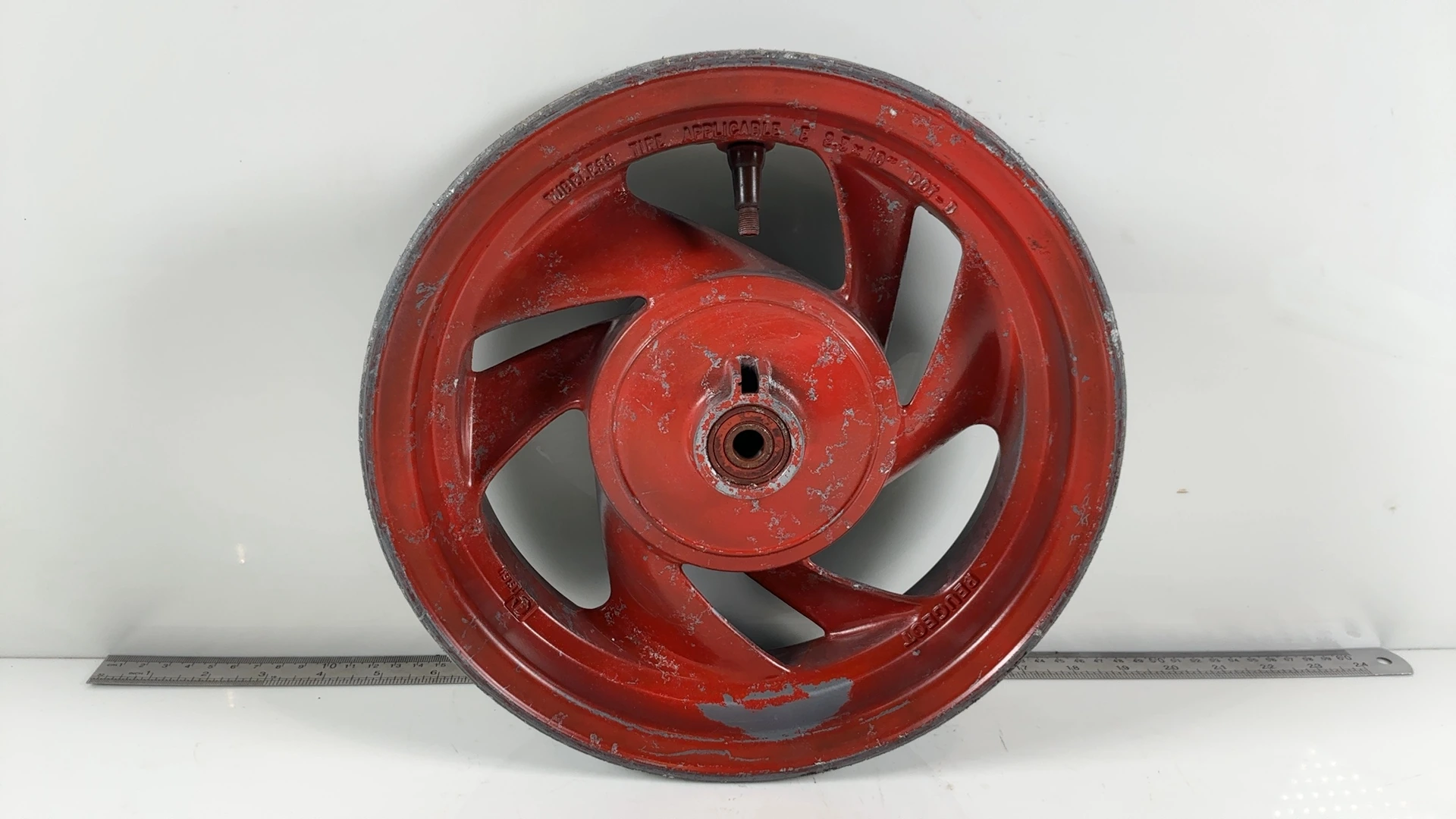 Peugeot Zenith 50 Front Wheel Rim 1994-1999 OEM 733628GW 2.5x10