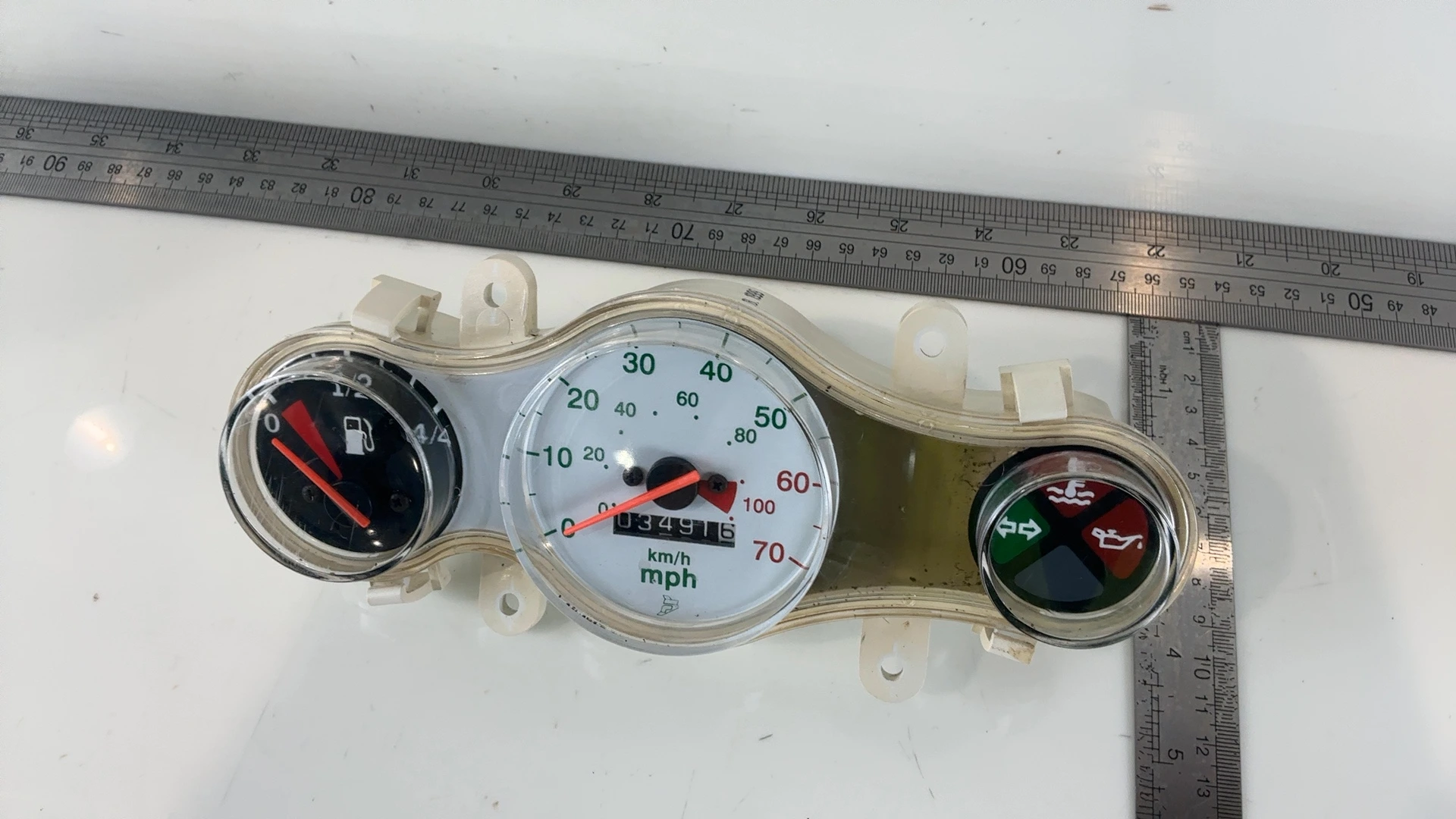 Suzuki Zillion UX50 WX 50cc Instrument Cluster Speedometer 1999-2000 34100-35E50 - Image 4