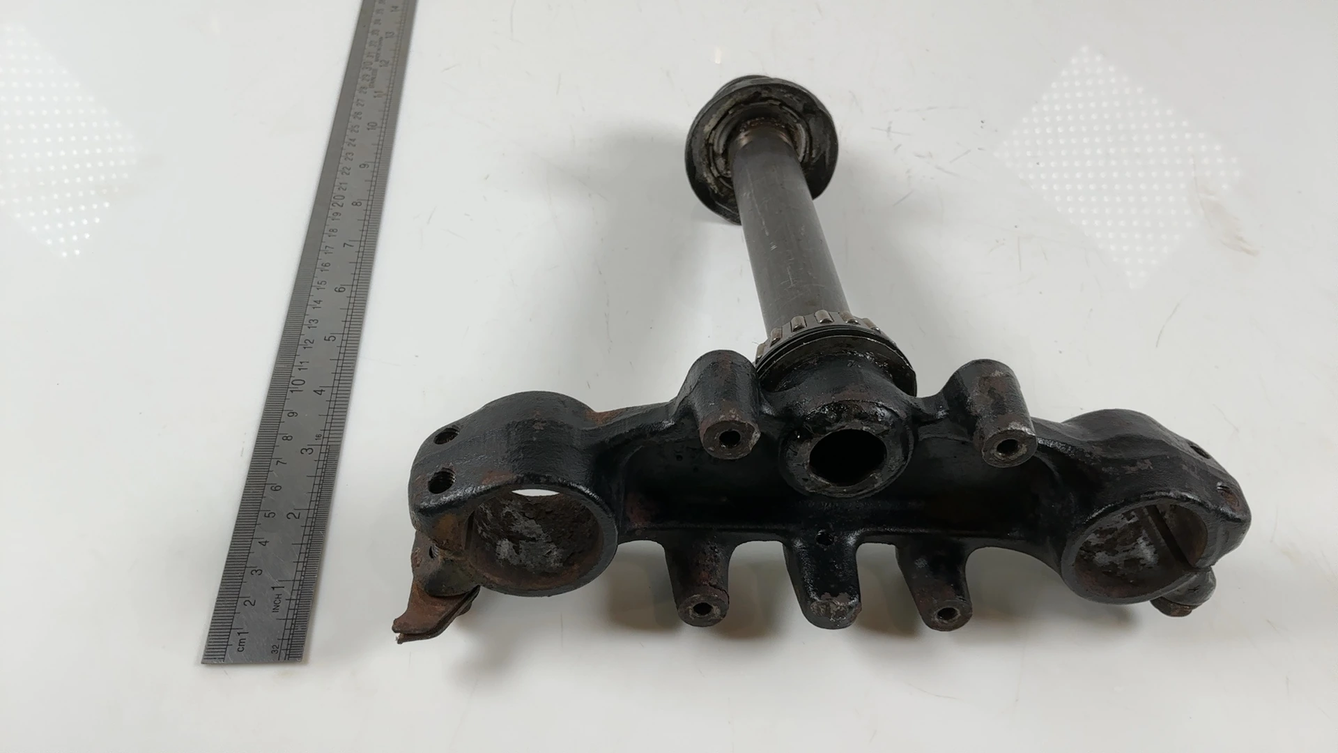 Honda MTX 125 R MD07 200 CC Lower Triple Tree Stem Clamp 1982-1993 53219-KE1-000 - Image 4