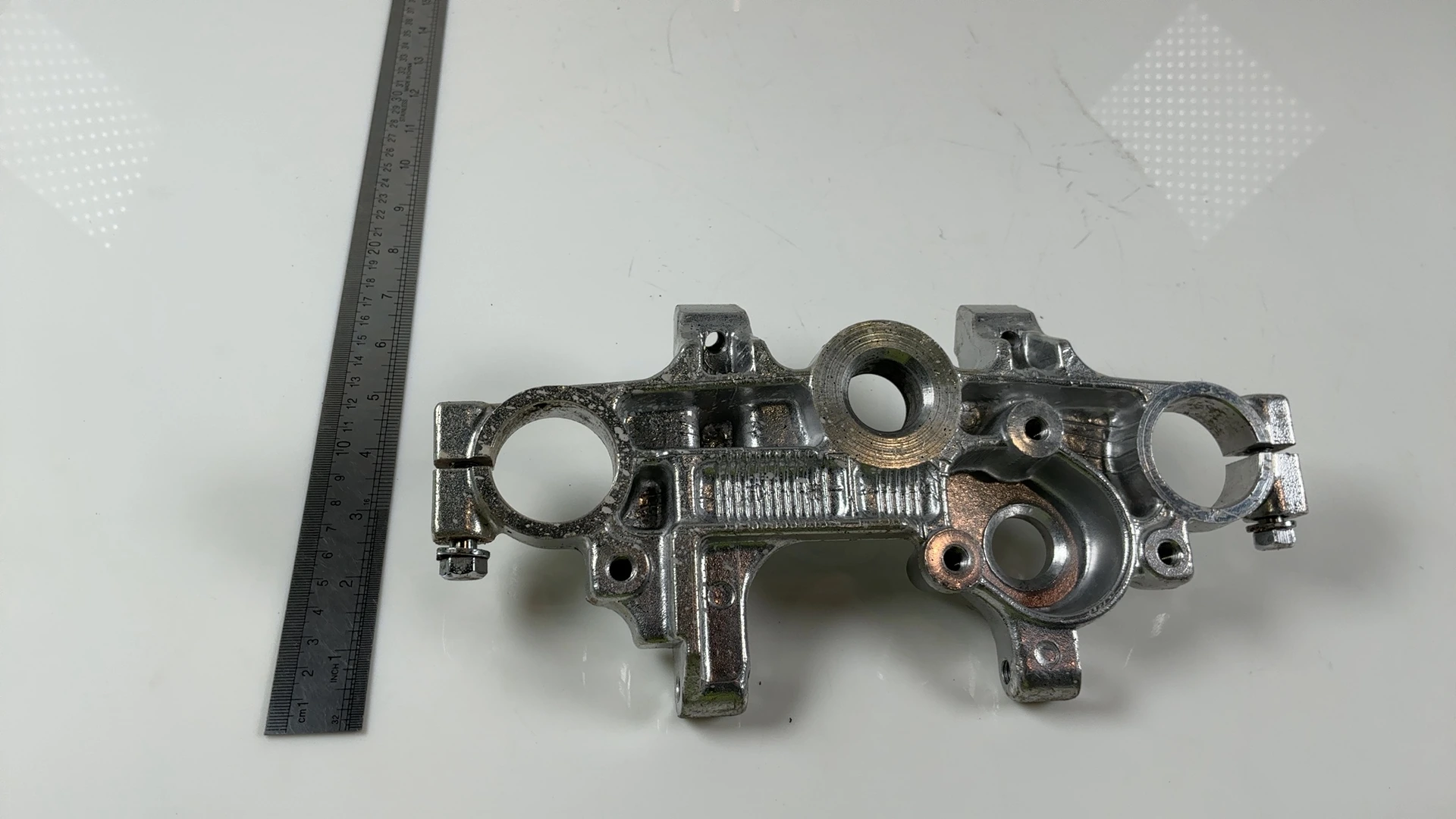 Kawasaki 454 LTD EN450 450cc Upper Fork Bridge Yoke 1985-1990 OEM 44039-1117 - Image 4