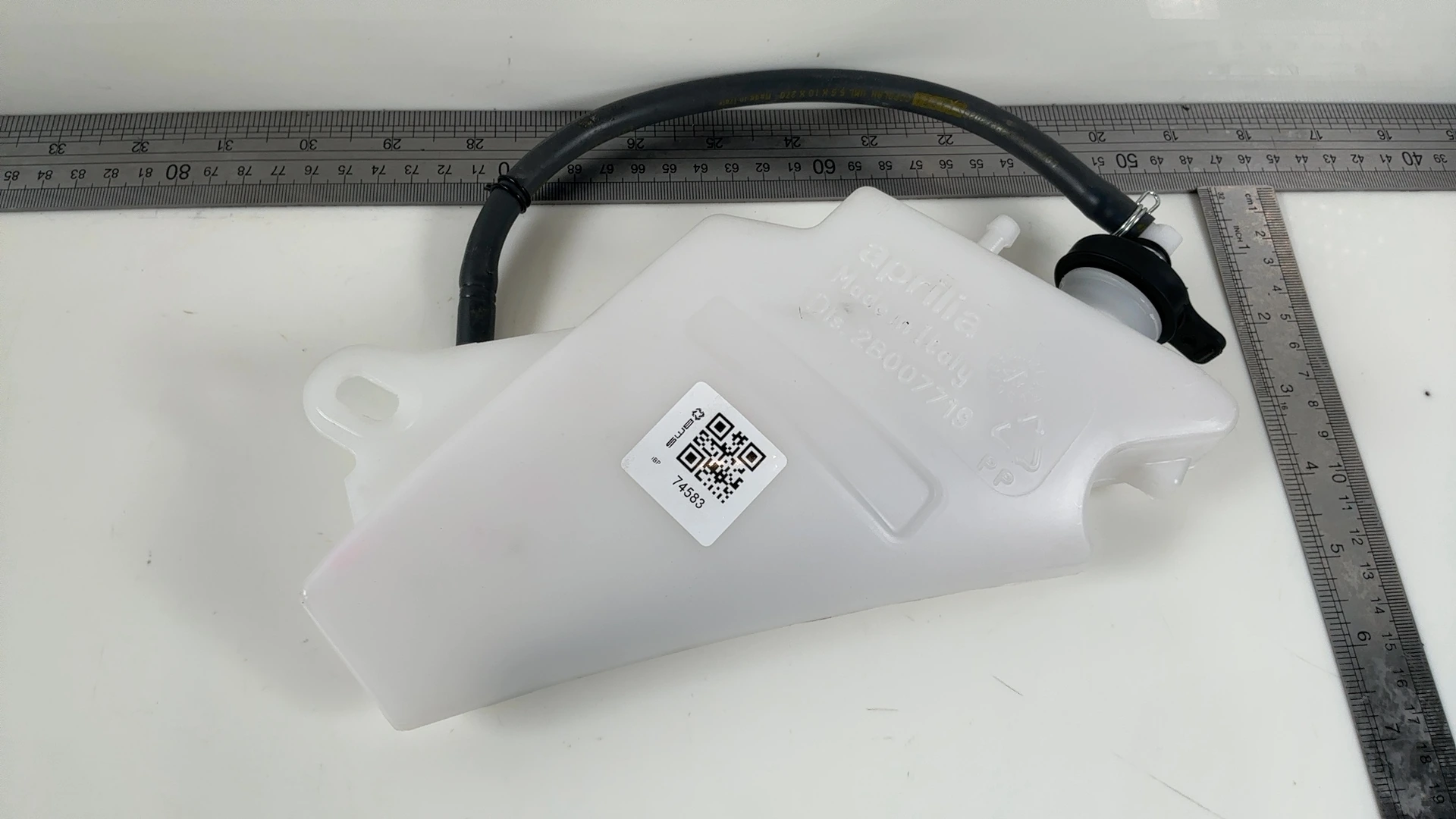 Aprilia RSV4 Tuono V4 1100 Coolant Overflow Expansion Tank 2021-26 OEM 2B007719 - Image 3