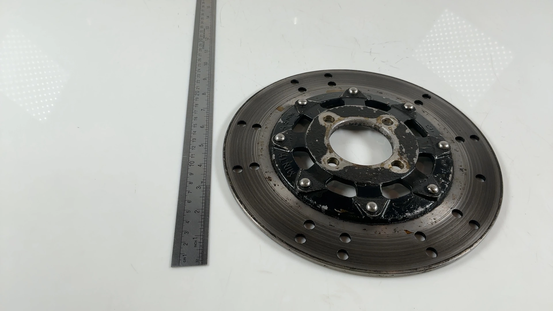 Kawasaki Z250FT KZ250A 250cc Rear Brake Disc Rotor 1979-1980 OEM 41080-1013 - Image 4