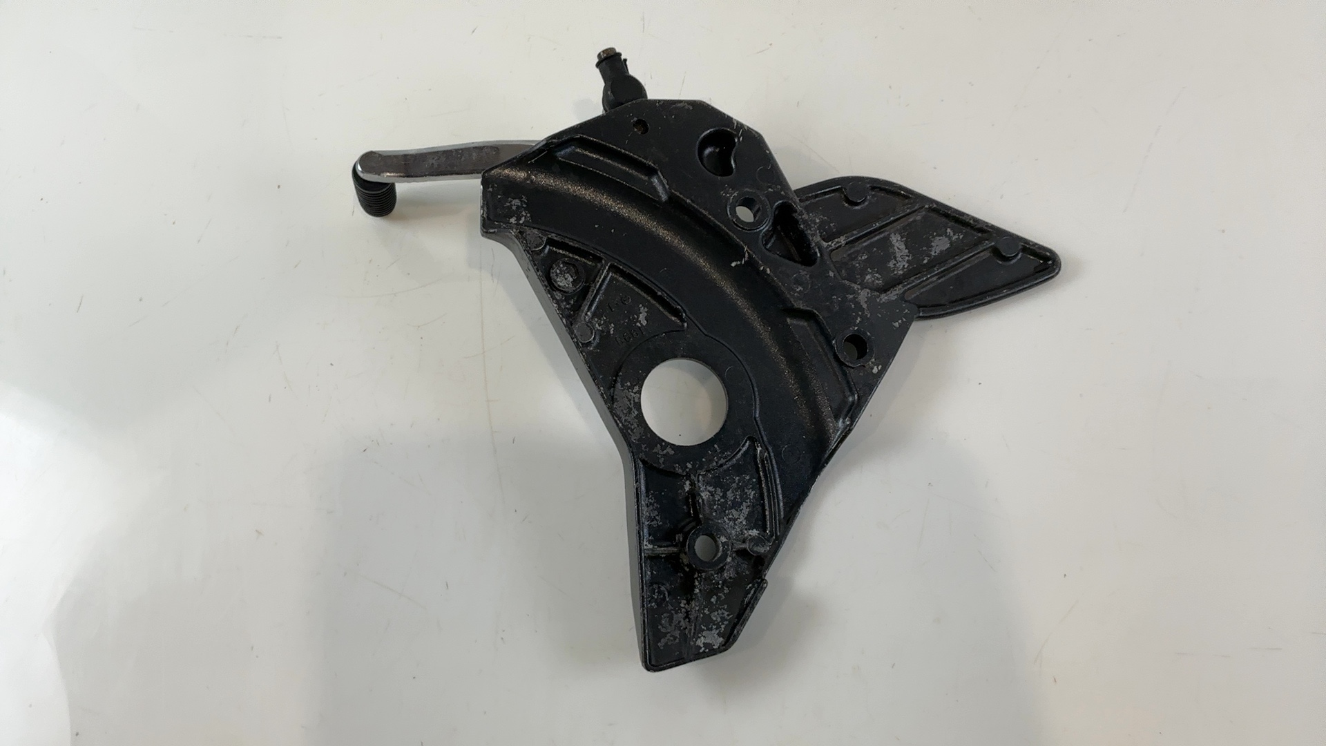 Kawasaki ZR-7 ZR750 750cc Front Left Footrest Bracket 1999-03 OEM 35011-1998-EZ - Image 2
