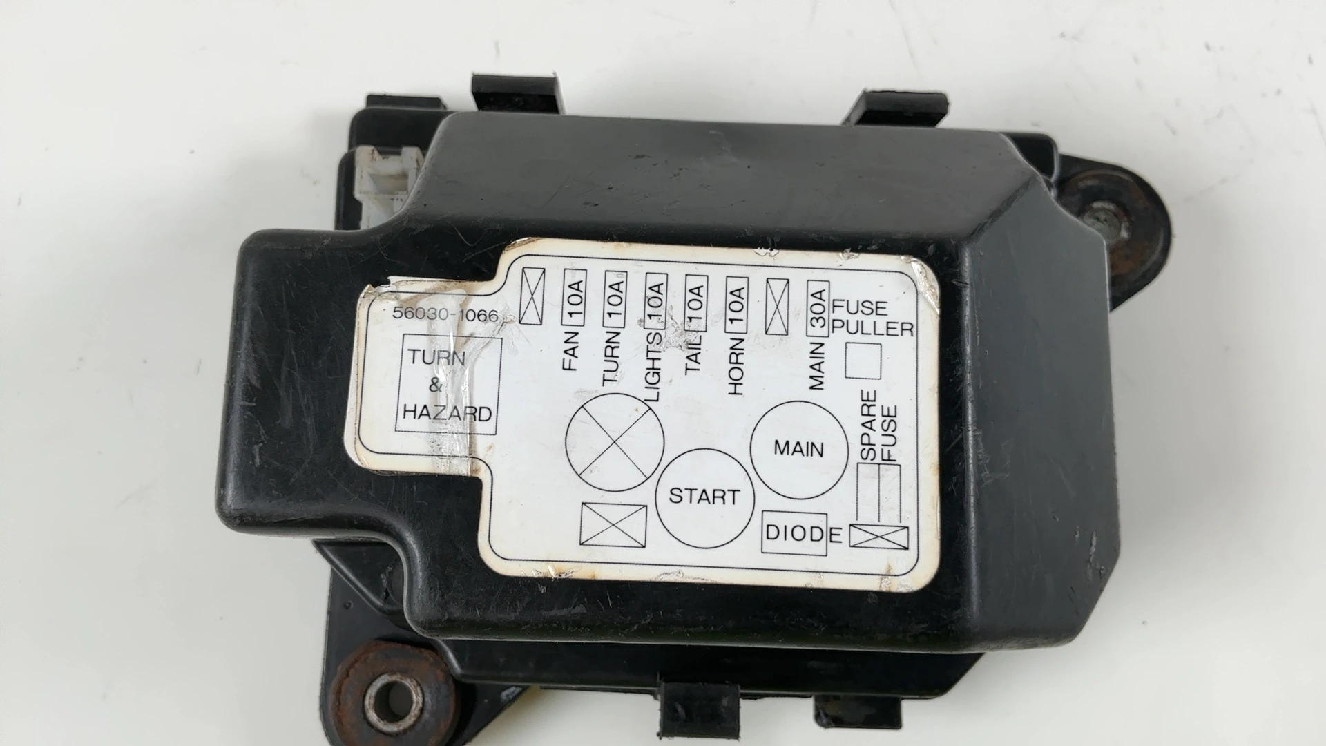 Kawasaki GPZ 1000 RX ZXT00A 1000cc Fuse Junction Box 1986 1987 OEM 56030-1066 - Image 7