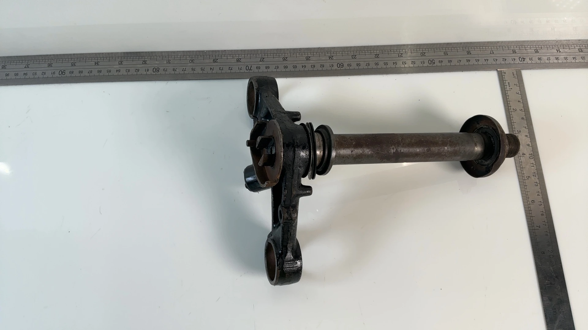 Honda CB350 Super Sport 350cc Lower Fork Bridge Yoke 1970-71 OEM 53200-286-010B - Image 3