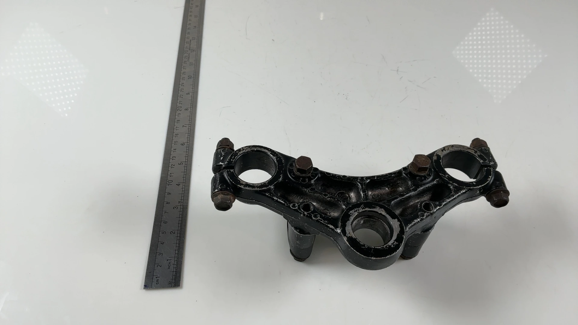 Yamaha RX100 RXS100 100 CC Upper Fork Bridge Yoke 1986-1998 OEM 1V1-23435-00-98 - Image 4