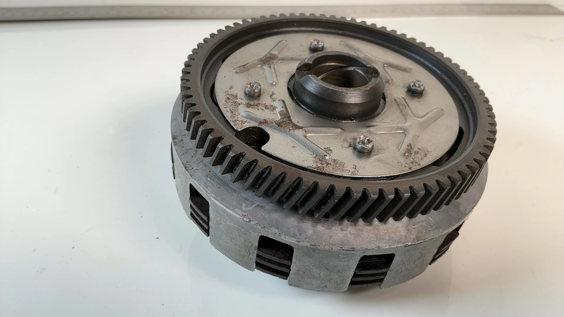 Suzuki RM80 DS80 JR80 80cc Clutch Basket Assembly 1978-2000 OEM 21200-46000 - Image 5
